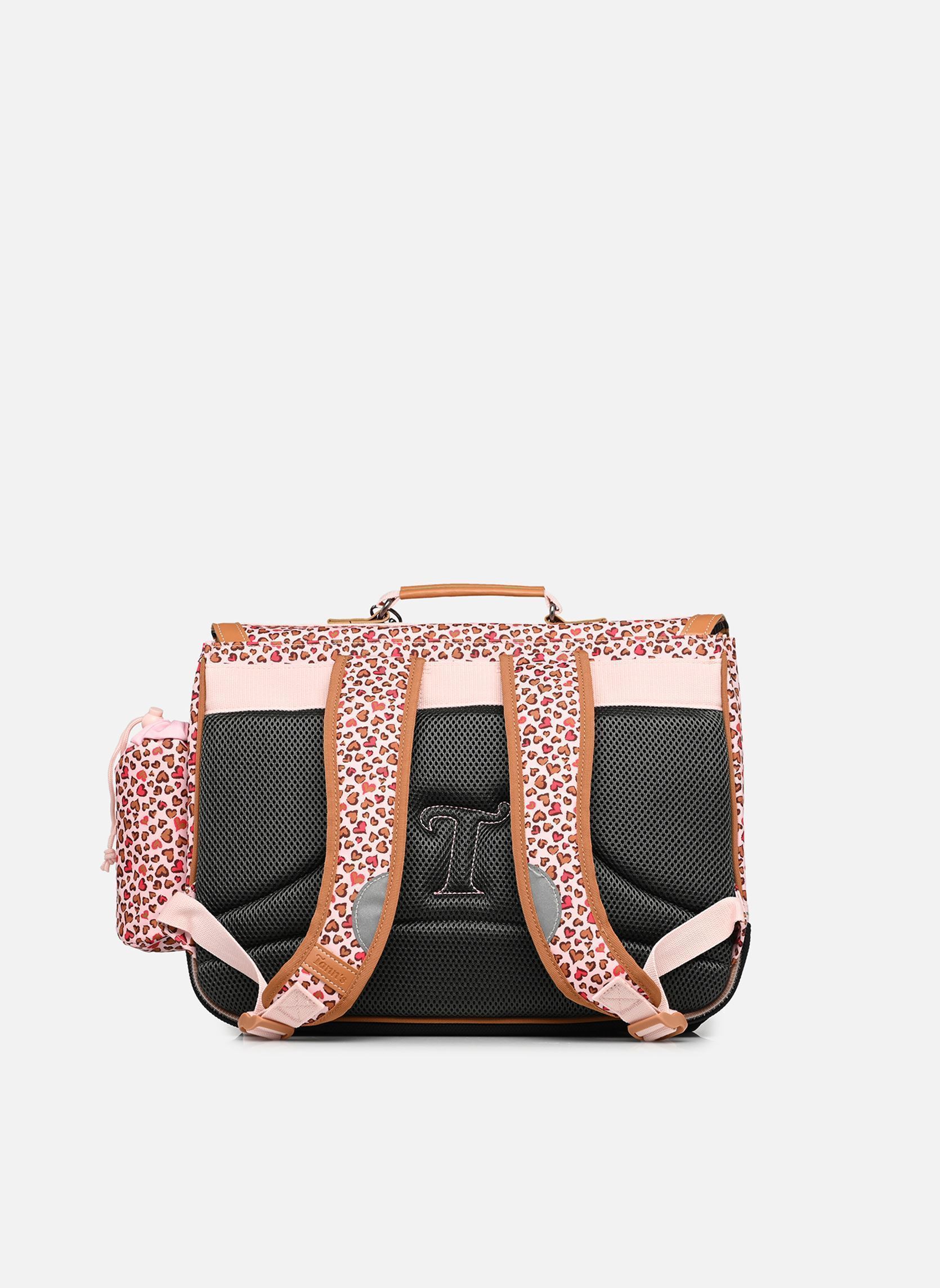 schooltassen Cartable 38 cm Lilou meisjes roze Tann's schooltassen Cartable 38 cm Lilou meisjes roze MULTICOLORES