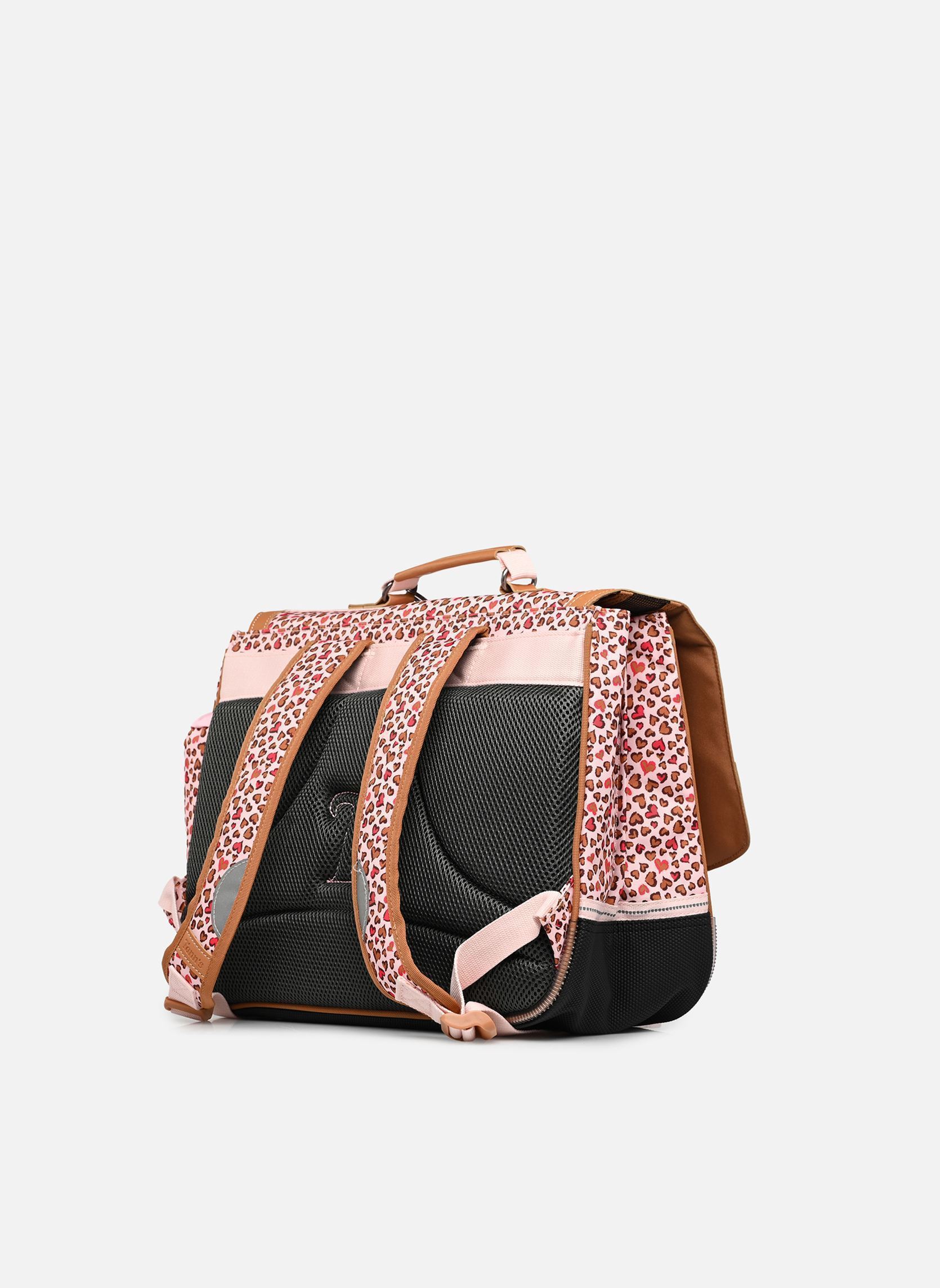 schooltassen Cartable 38 cm Lilou meisjes roze Tann's schooltassen Cartable 38 cm Lilou meisjes roze MULTICOLORES