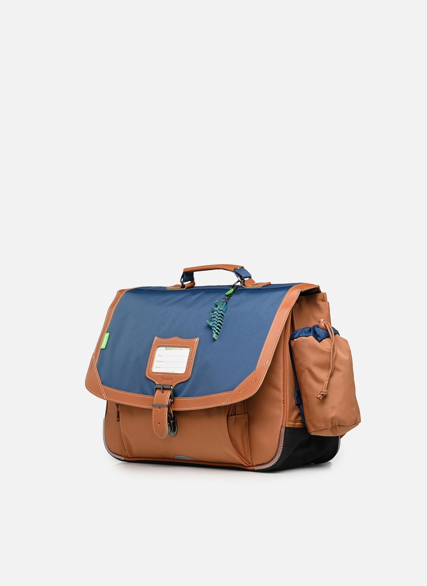 schooltassen Cartable 38 cm Nils jongens bruin Tann's schooltassen Cartable 38 cm Nils jongens bruin BLEU/BEIGE