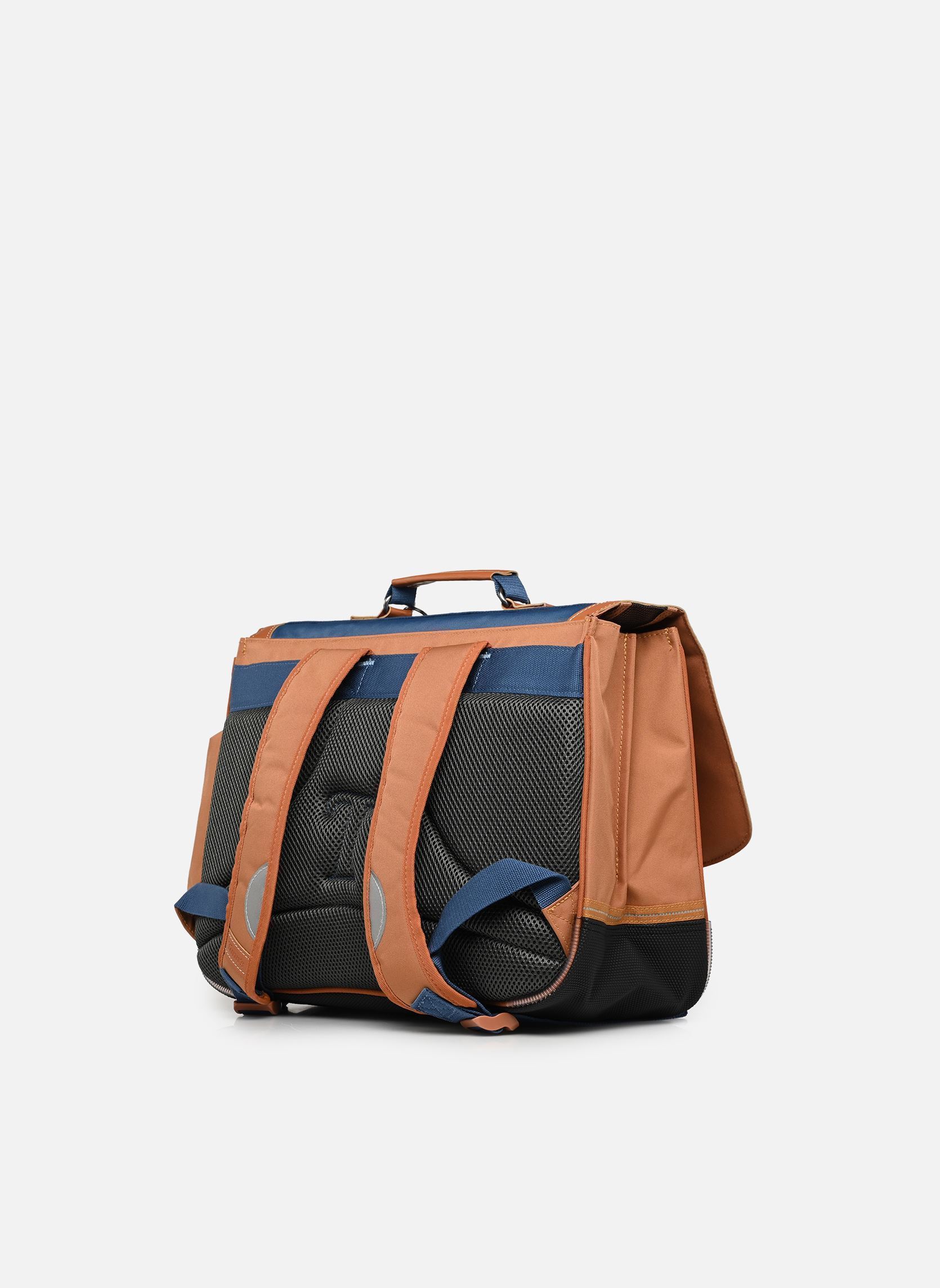 schooltassen Cartable 38 cm Nils jongens bruin Tann's schooltassen Cartable 38 cm Nils jongens bruin BLEU/BEIGE
