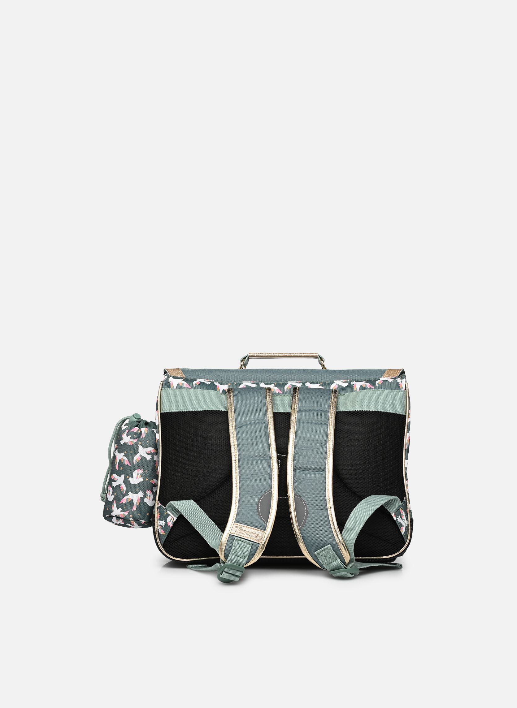 schooltassen Cartable 38 cm Noémie meisjes groen Tann's schooltassen Cartable 38 cm Noémie meisjes groen VERT