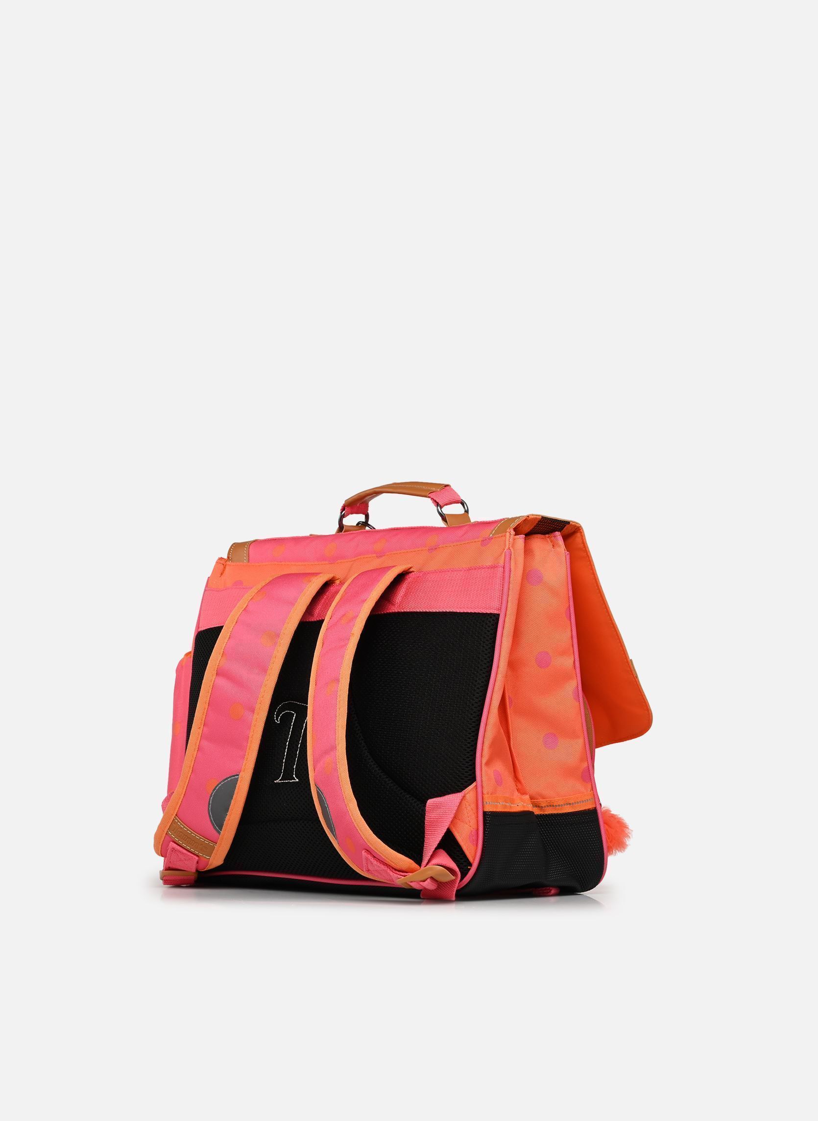 schooltassen Cartable 38 cm Sidonie meisjes roze Tann's schooltassen Cartable 38 cm Sidonie meisjes roze ROSE/ORANGE