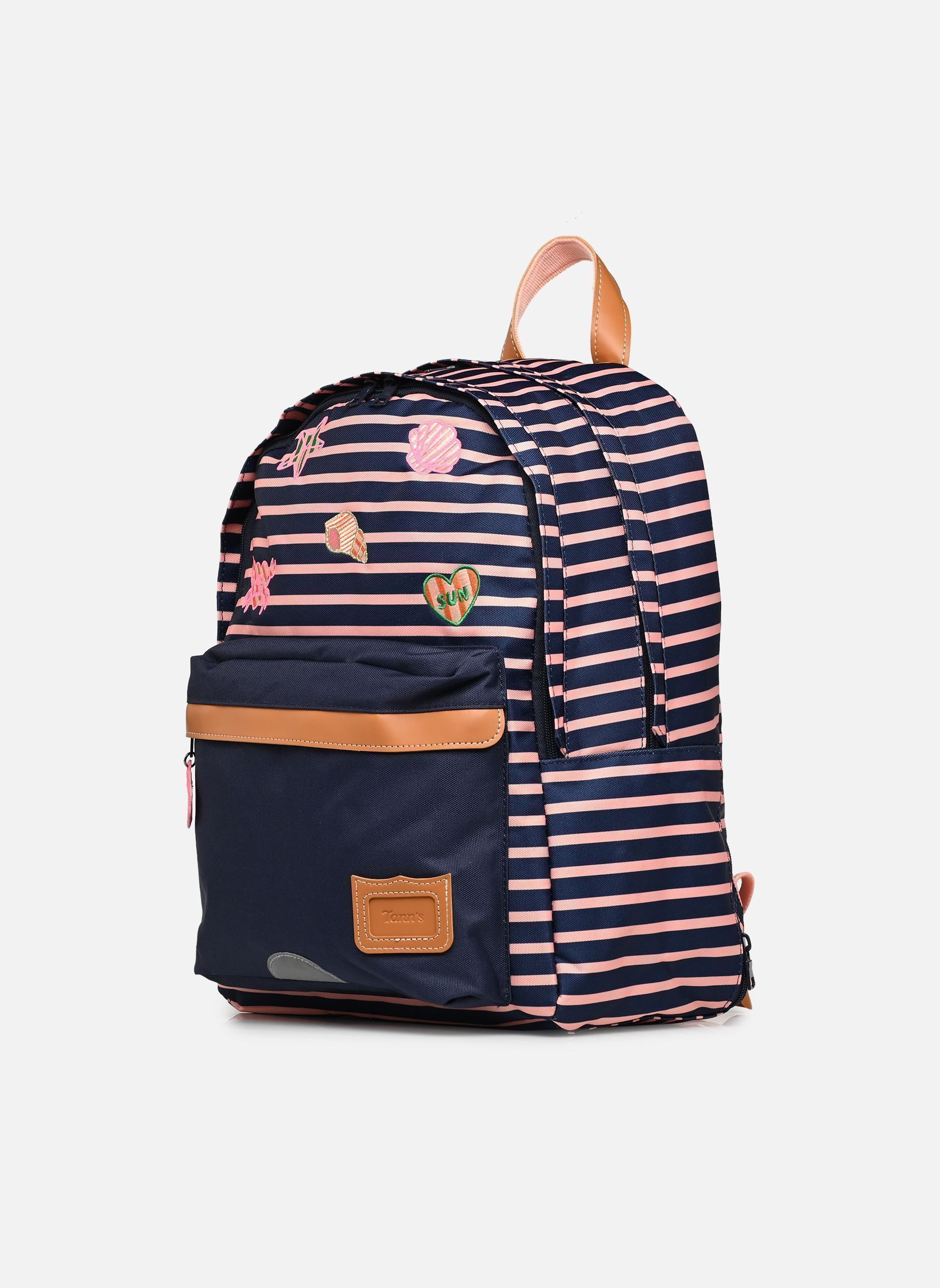 schooltassen Sac à dos L - 2 compartiments Océane meisjes meerkleurig Tann's schooltassen Sac à dos L - 2 compartiments Océane meisjes meerkleurig BLEU MARINE