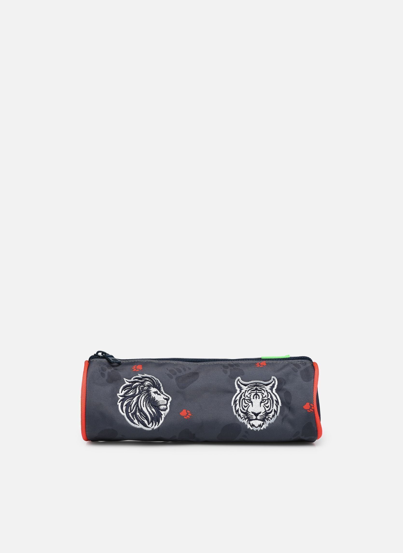 pennenzakken Trousse ronde Mathys jongens grijs Tann's pennenzakken Trousse ronde Mathys jongens grijs GRIS