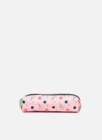 pennenzakken Trousse double Caroline meisjes roze