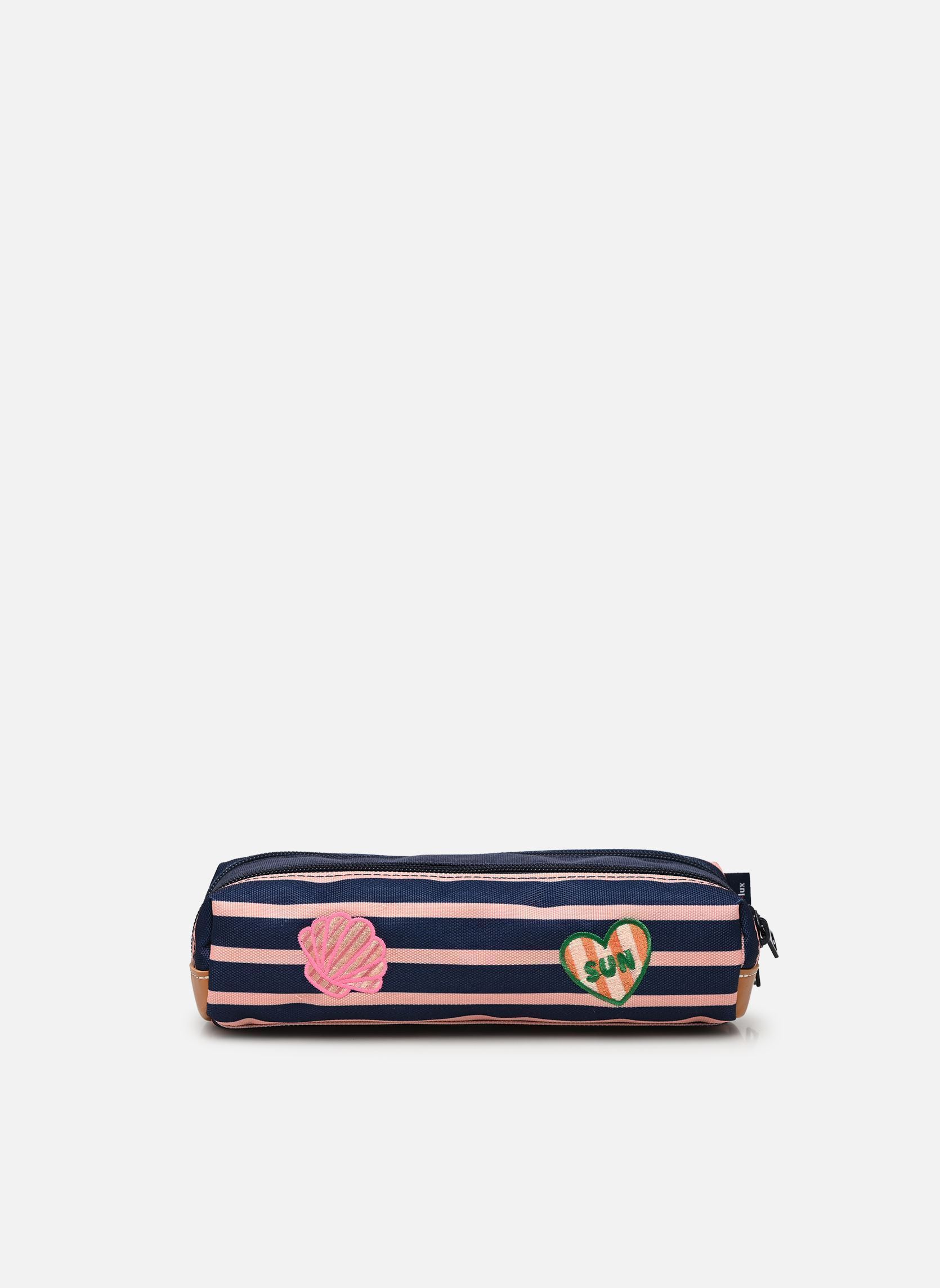 pennenzakken Trousse double Océane meisjes marine Tann's pennenzakken Trousse double Océane meisjes marine BLEU MARINE