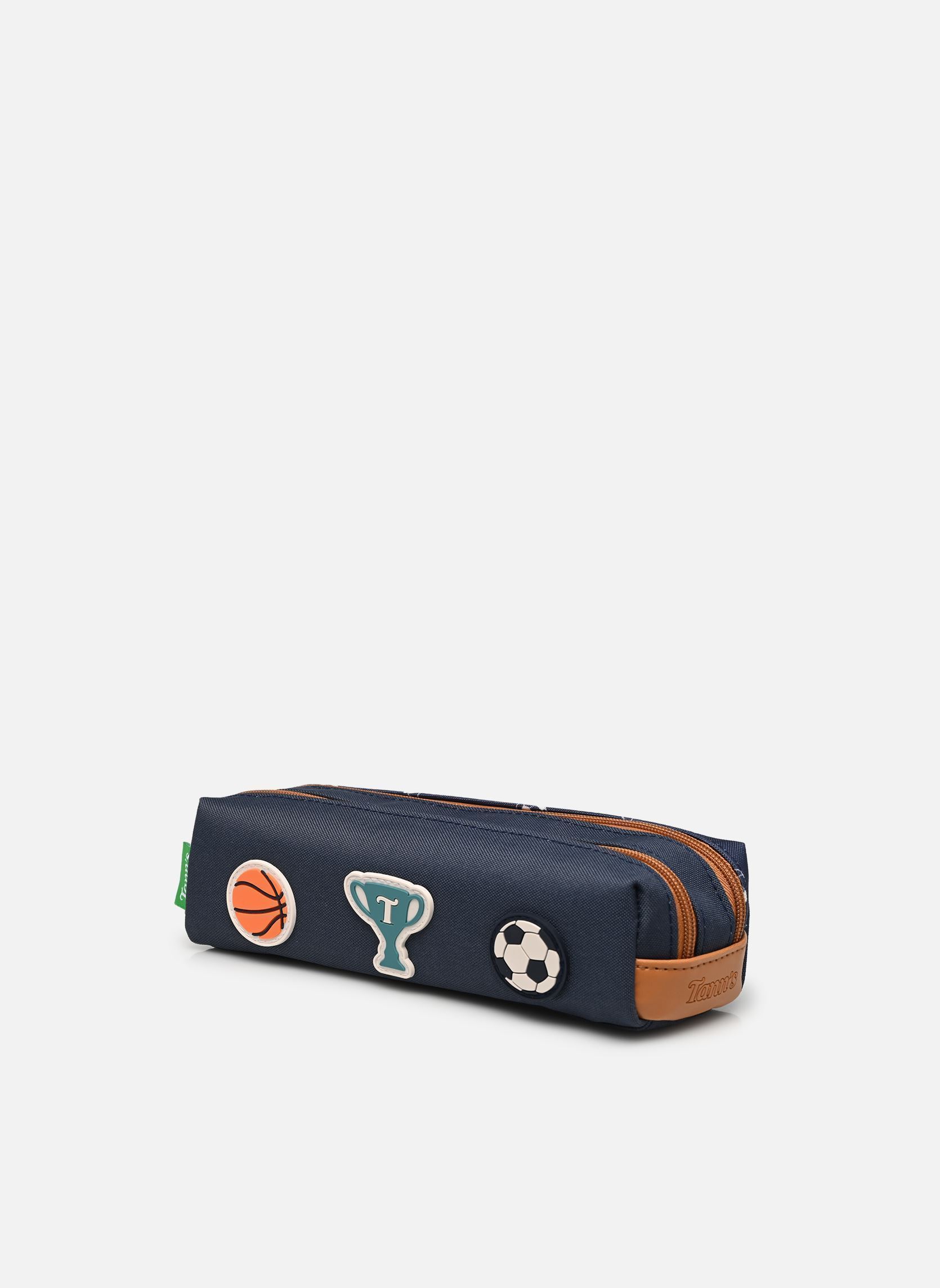 pennenzakken Trousse double Paco jongens blauw Tann's pennenzakken Trousse double Paco jongens blauw BLEU