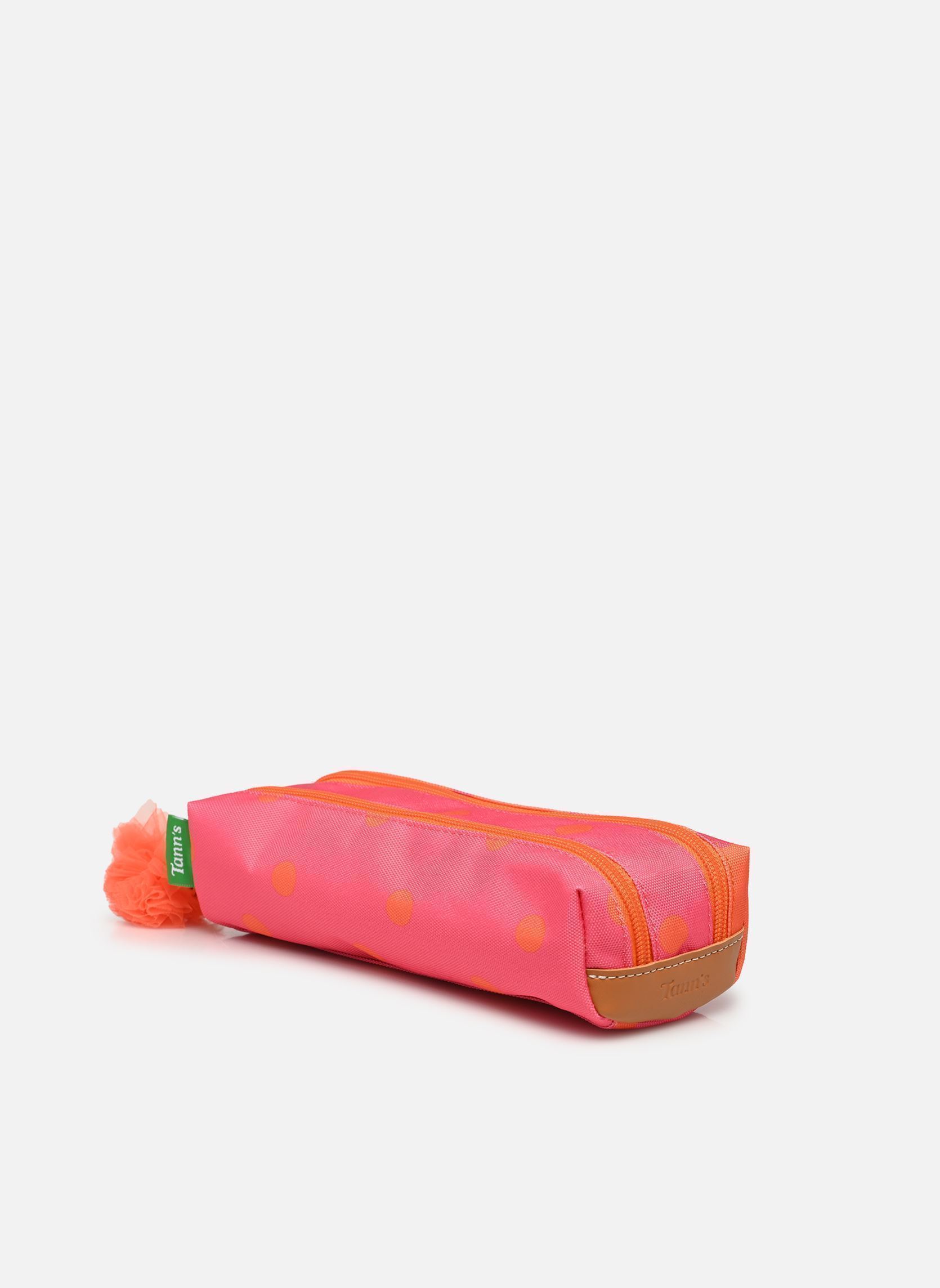 pennenzakken Trousse double Sidonie meisjes roze Tann's pennenzakken Trousse double Sidonie meisjes roze ROSE/ORANGE