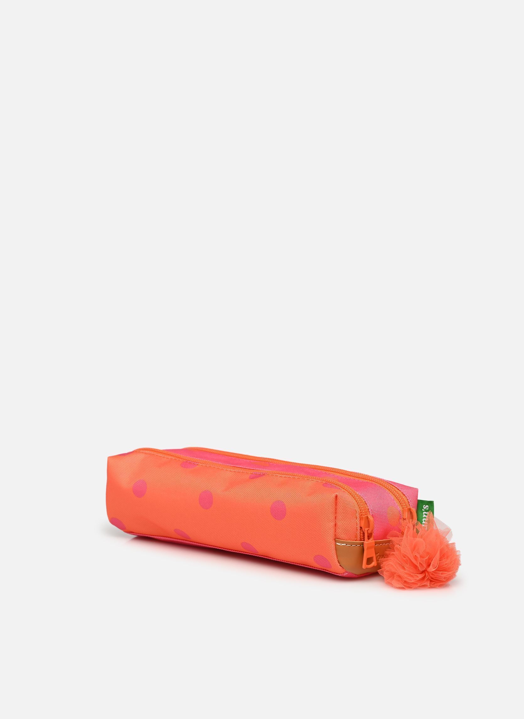 pennenzakken Trousse double Sidonie meisjes roze Tann's pennenzakken Trousse double Sidonie meisjes roze ROSE/ORANGE