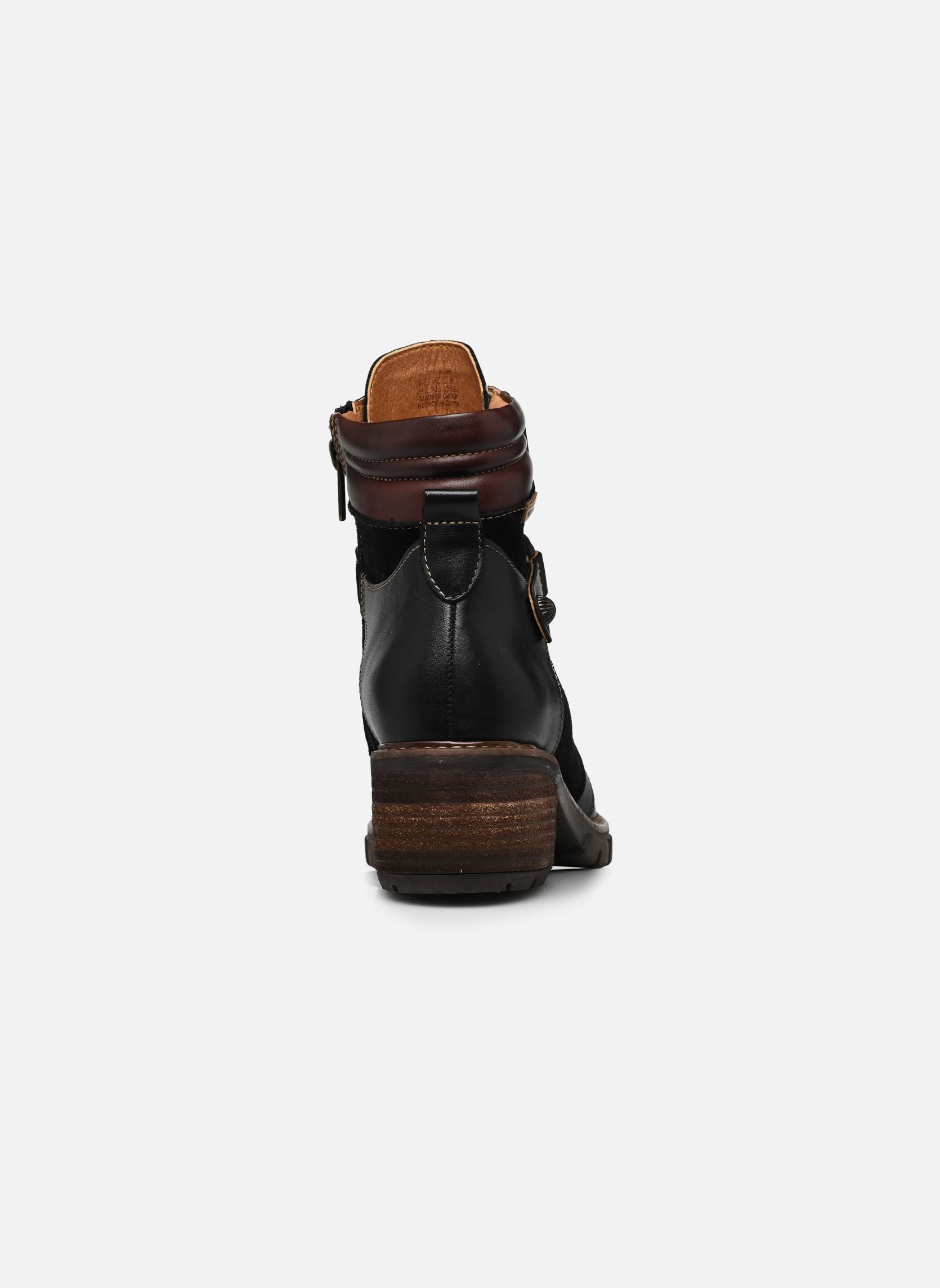 Enkellaarzen en boots SAN SEBASTIA W1T-8979C1 dames zwart Pikolinos Enkellaarzen en boots SAN SEBASTIA W1T-8979C1 dames zwart BLACK