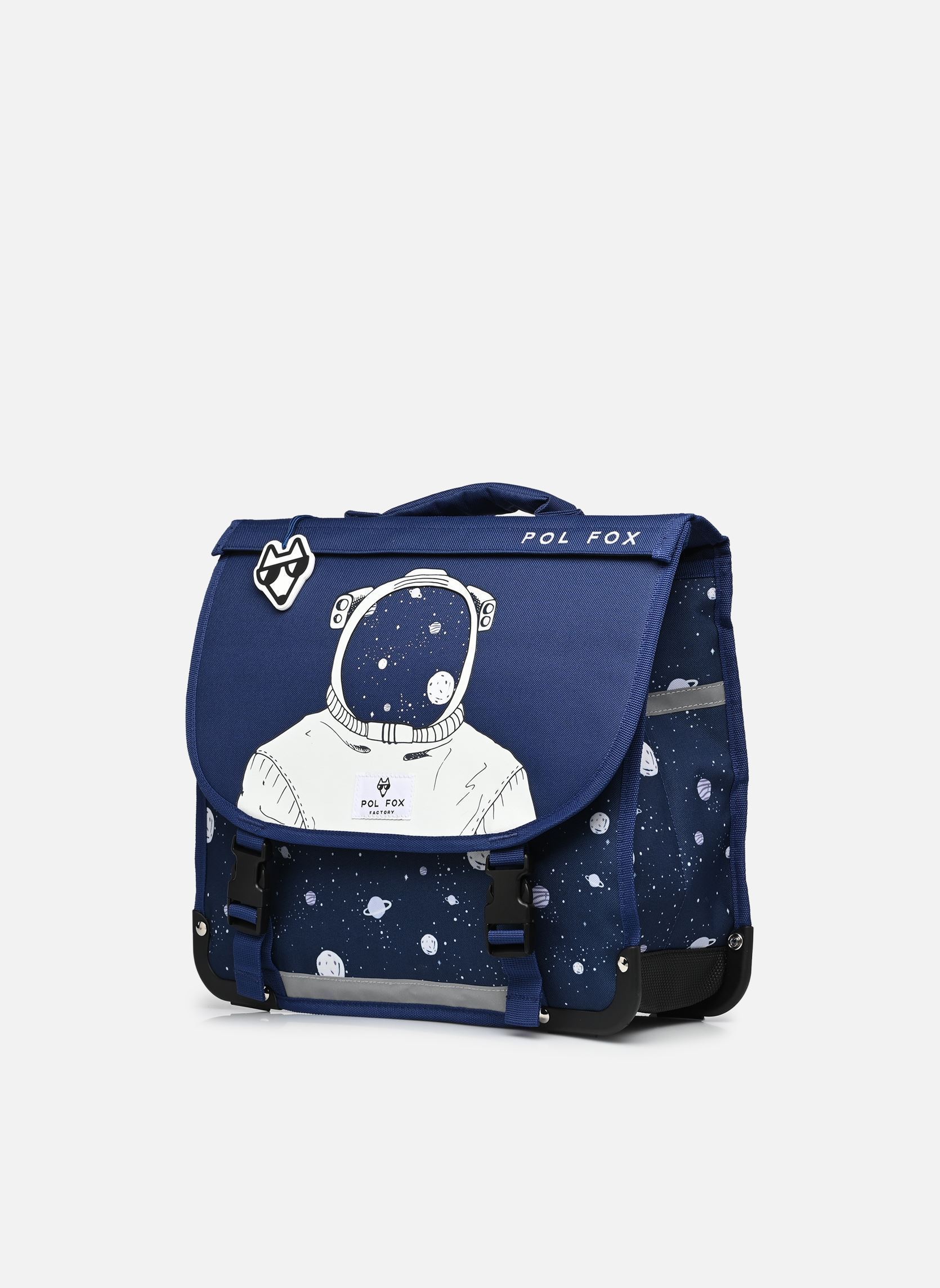 schooltassen Cartable 38 cm jongens blauw Pol Fox schooltassen Cartable 38 cm jongens blauw COSMO