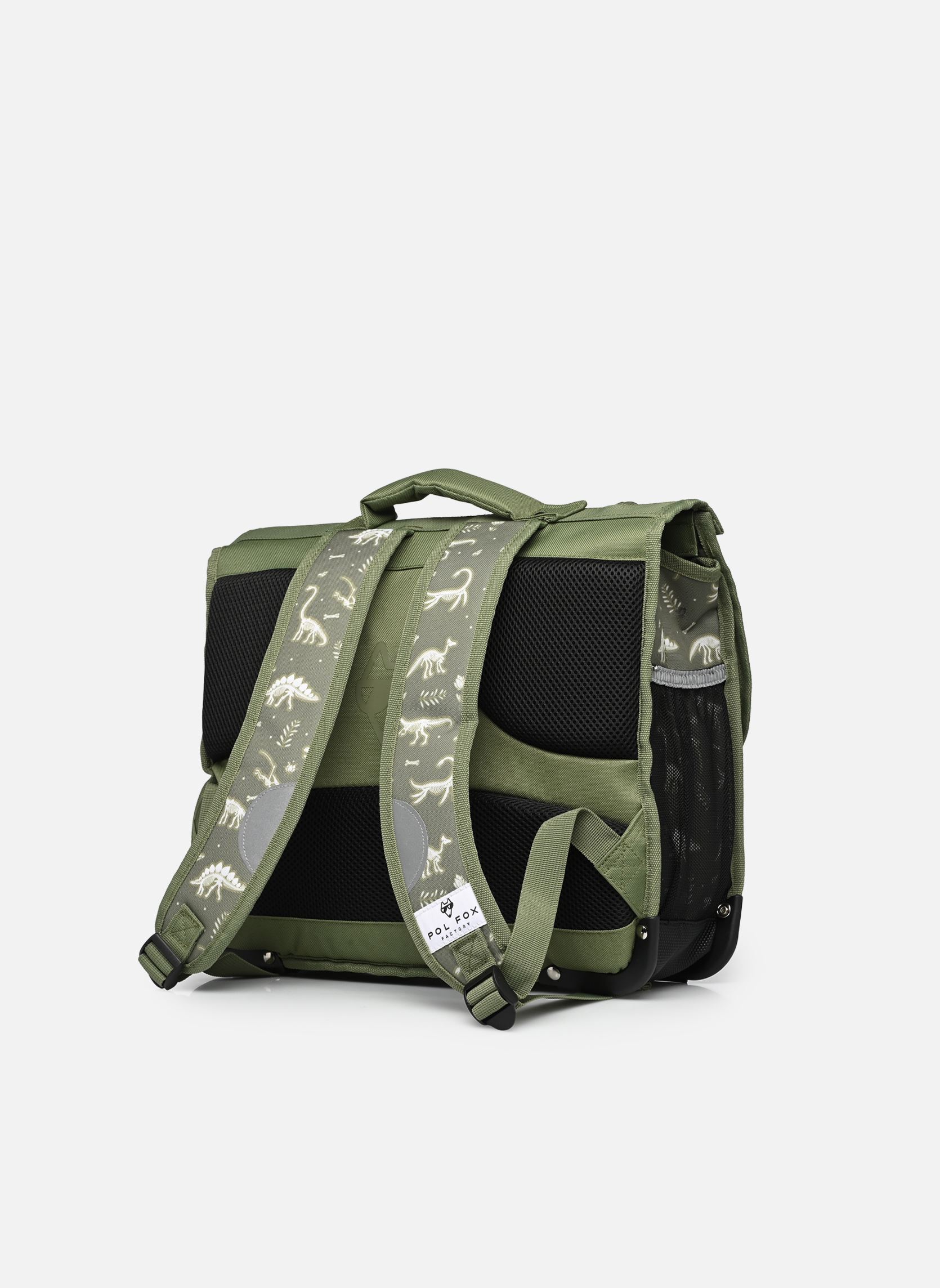 schooltassen Cartable 38 cm jongens groen Pol Fox schooltassen Cartable 38 cm jongens groen JURASSIC