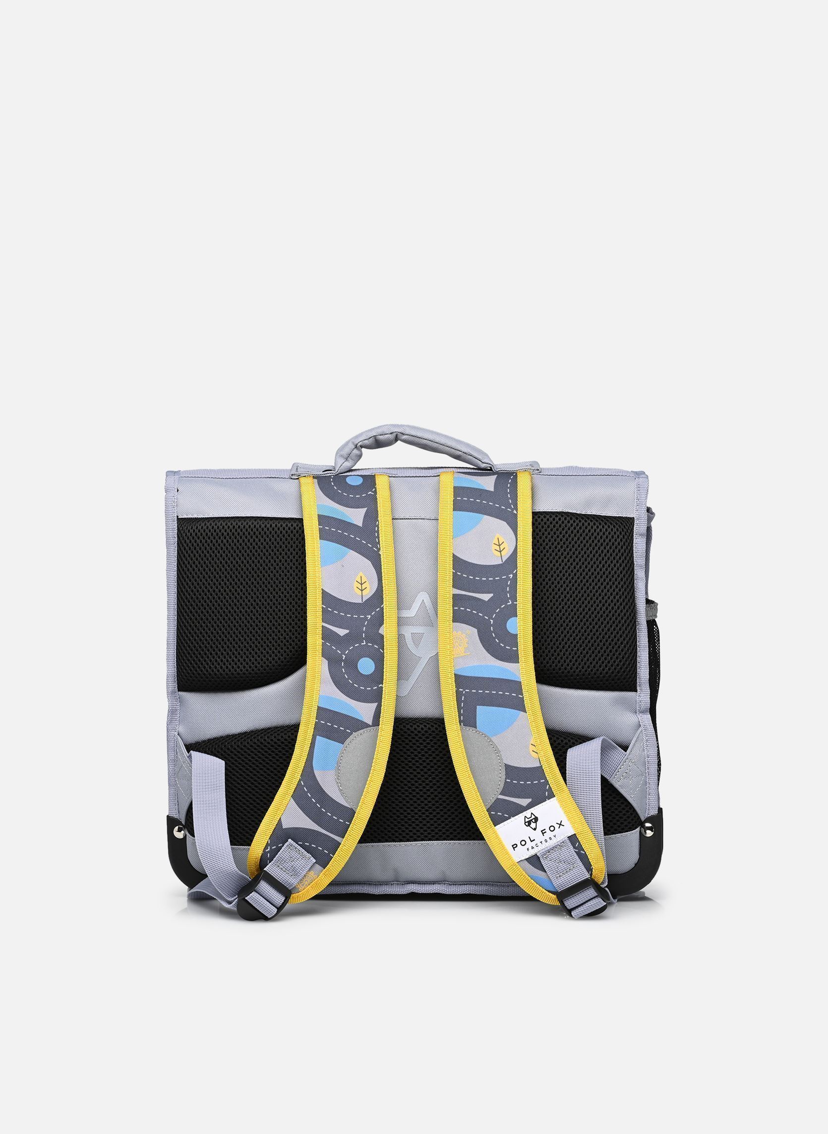 schooltassen Cartable 38 cm jongens grijs Pol Fox schooltassen Cartable 38 cm jongens grijs RACE