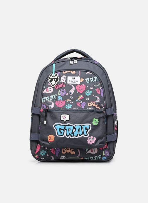 Pol Fox Cartables Sac à dos 2 compartiments garçon gris