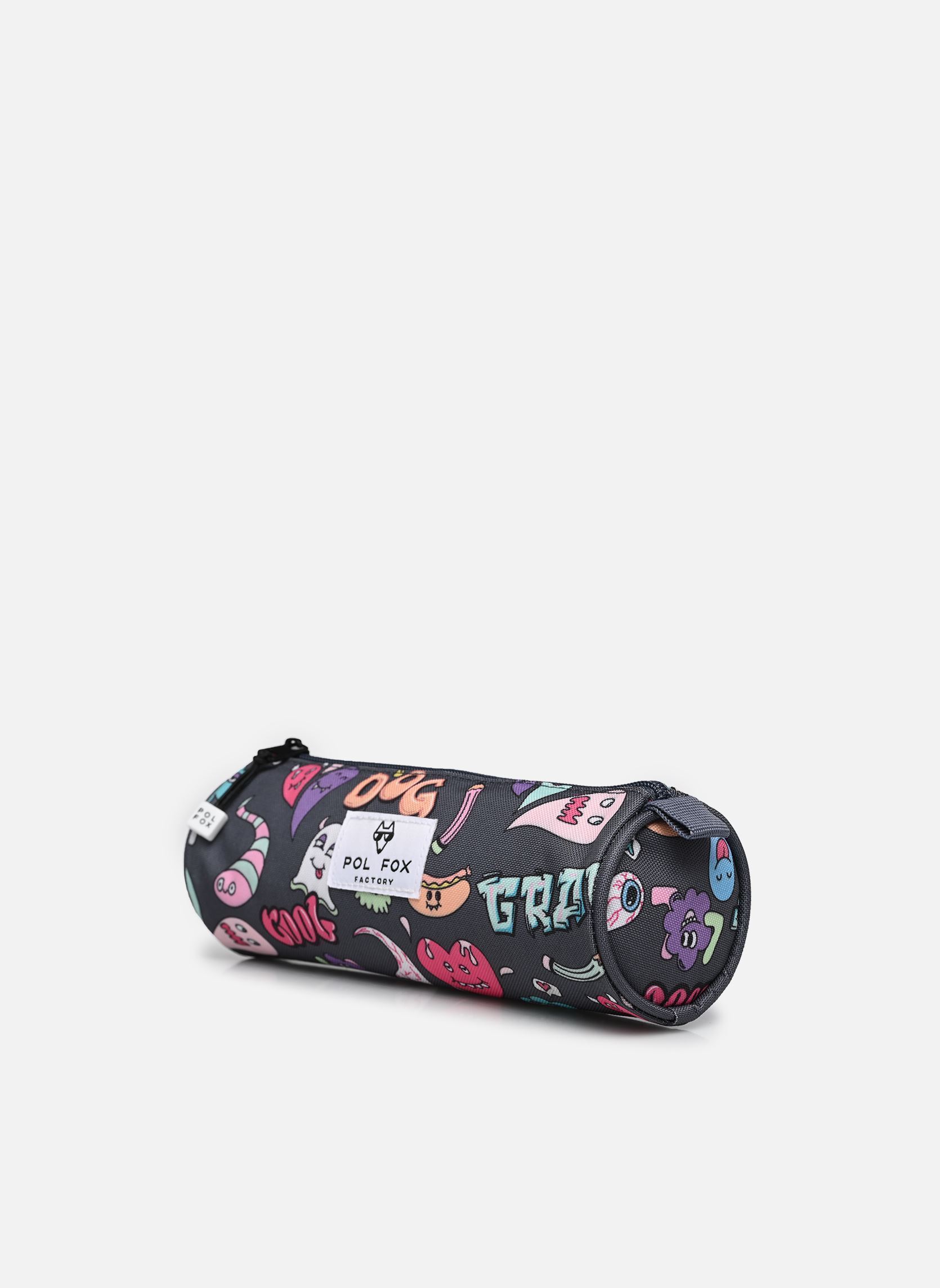 pennenzakken Trousse simple jongens grijs Pol Fox pennenzakken Trousse simple jongens grijs SREET ART