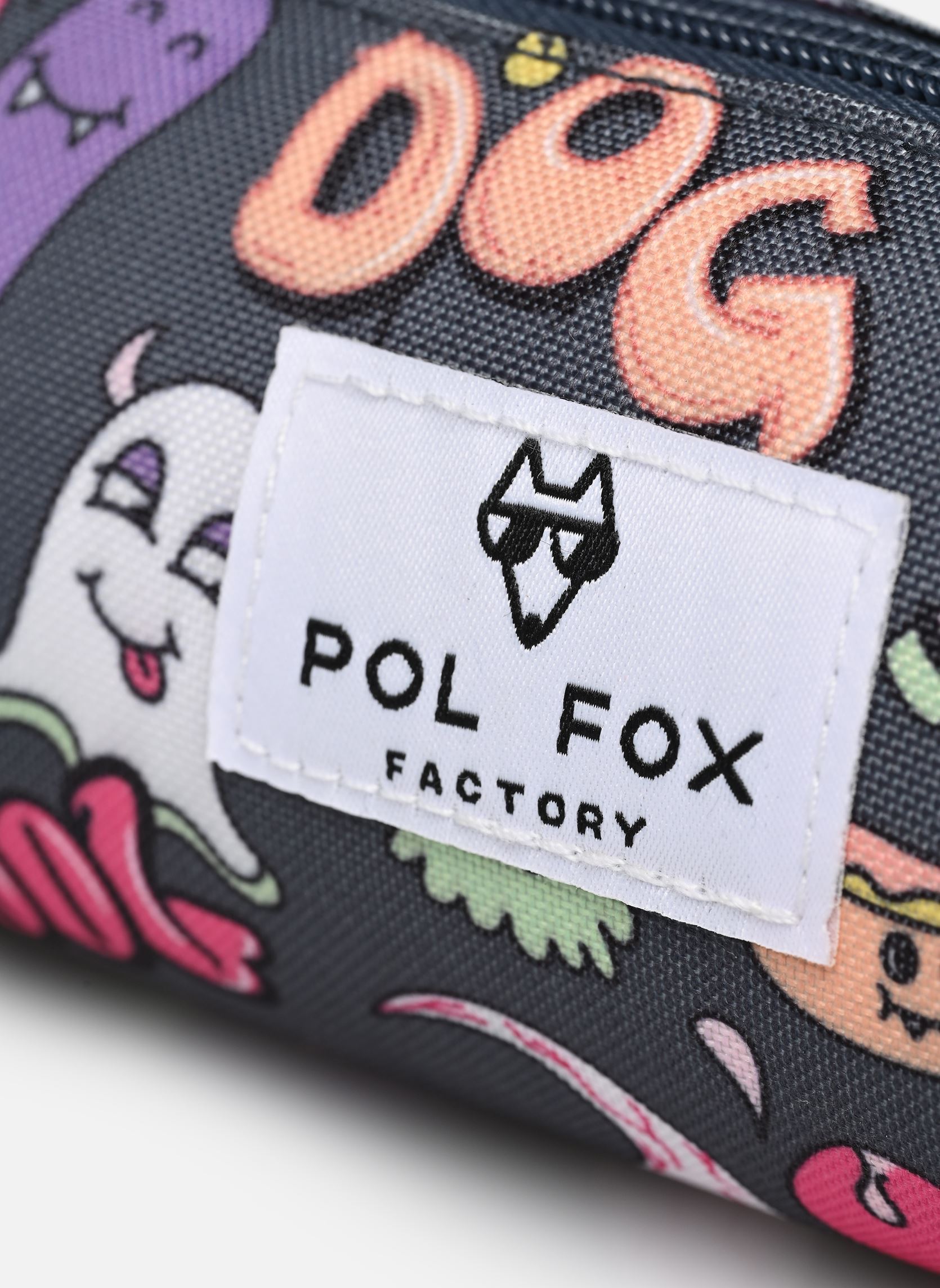 pennenzakken Trousse simple jongens grijs Pol Fox pennenzakken Trousse simple jongens grijs SREET ART