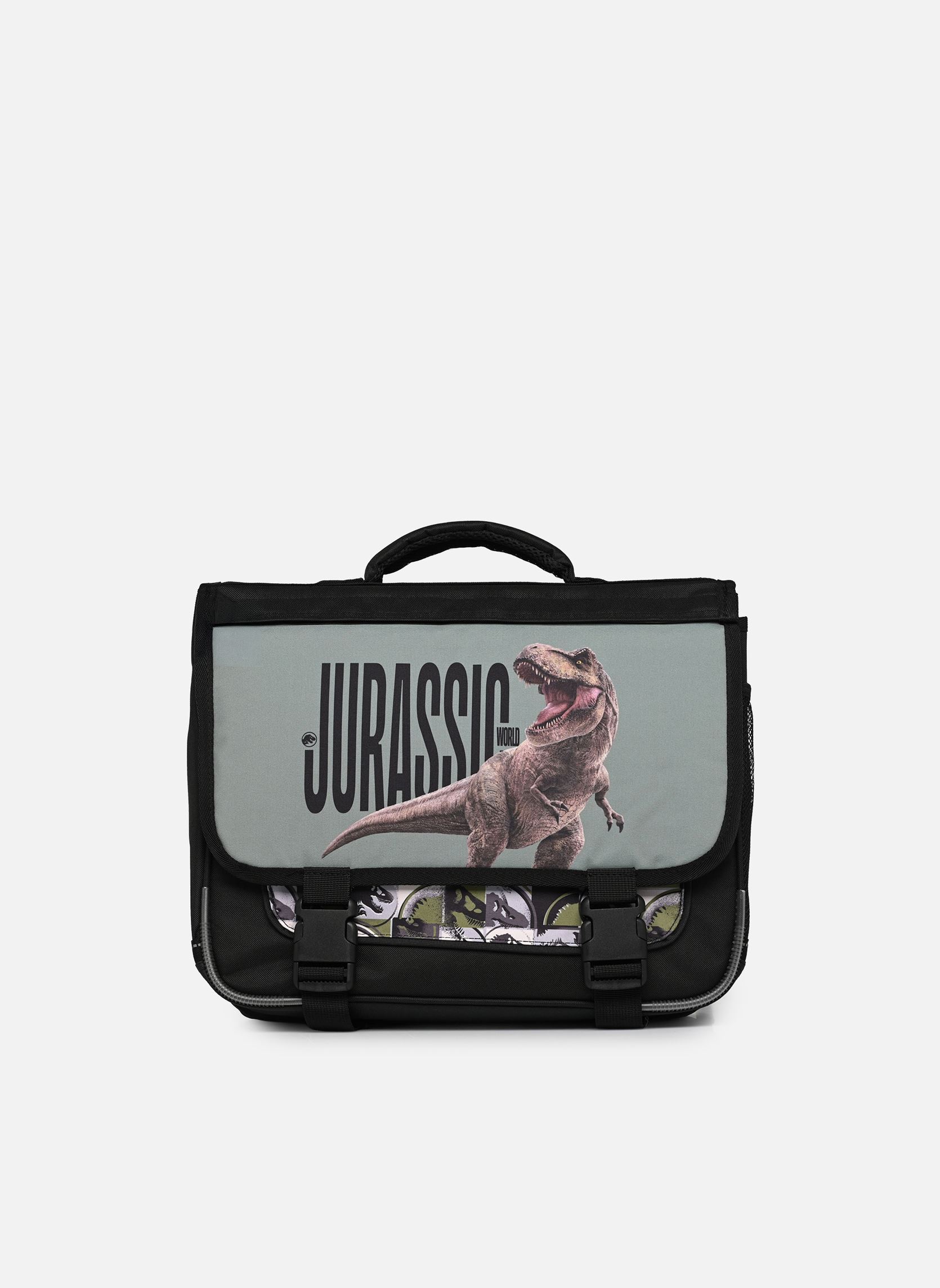 schooltassen Cartable 38 cm jongens zwart Bagtrotter schooltassen Cartable 38 cm jongens zwart JURASSIC WORLD REVERSIBLE