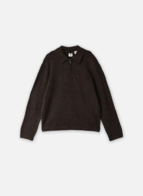 Levi's Truien Boulder Quarter Zip-007W2 heren bruin