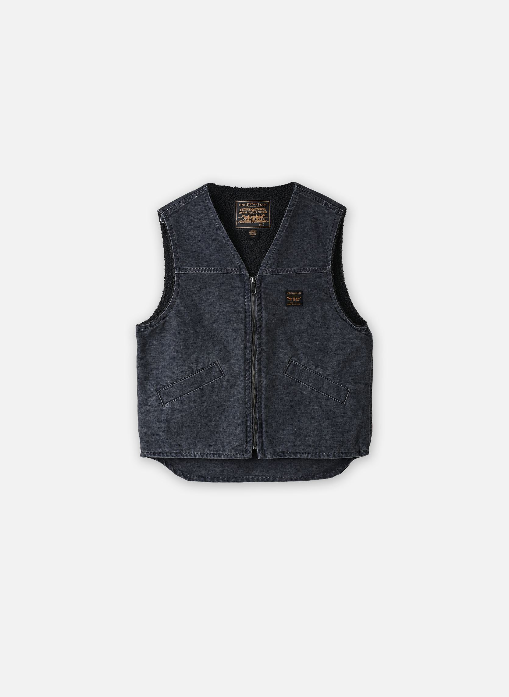 Jassen en mantels Saratoga Vest-0083C zwart Levi's Jassen en mantels Saratoga Vest-0083C zwart DUO PERISCOPE BRN VEST
