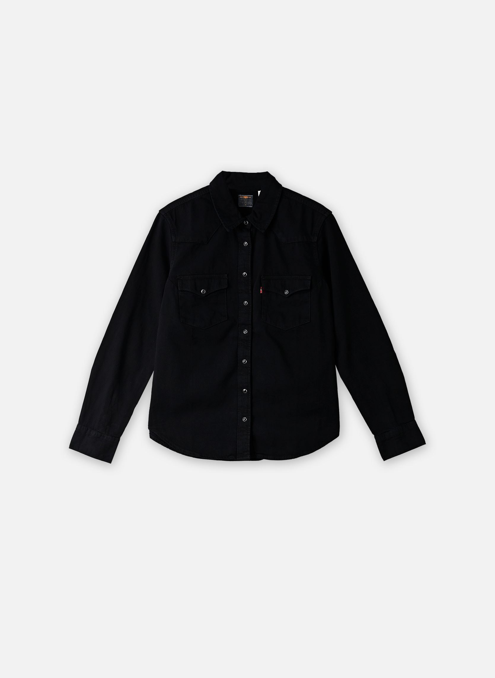 Hemden Heritage Western Denim Shirt-007WT dames zwart Levi's Hemden Heritage Western Denim Shirt-007WT dames zwart BASIC NIGHT WESTERN