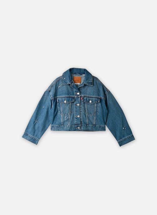 Levi's Jacken und Mäntel Loose Crop Trucker-0089L damen blau