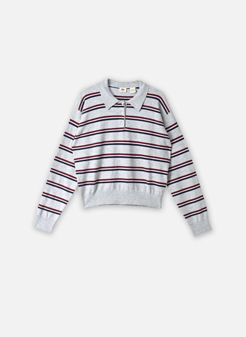 Levi's Pullover Super Soft Ls Polo-007VY damen grau