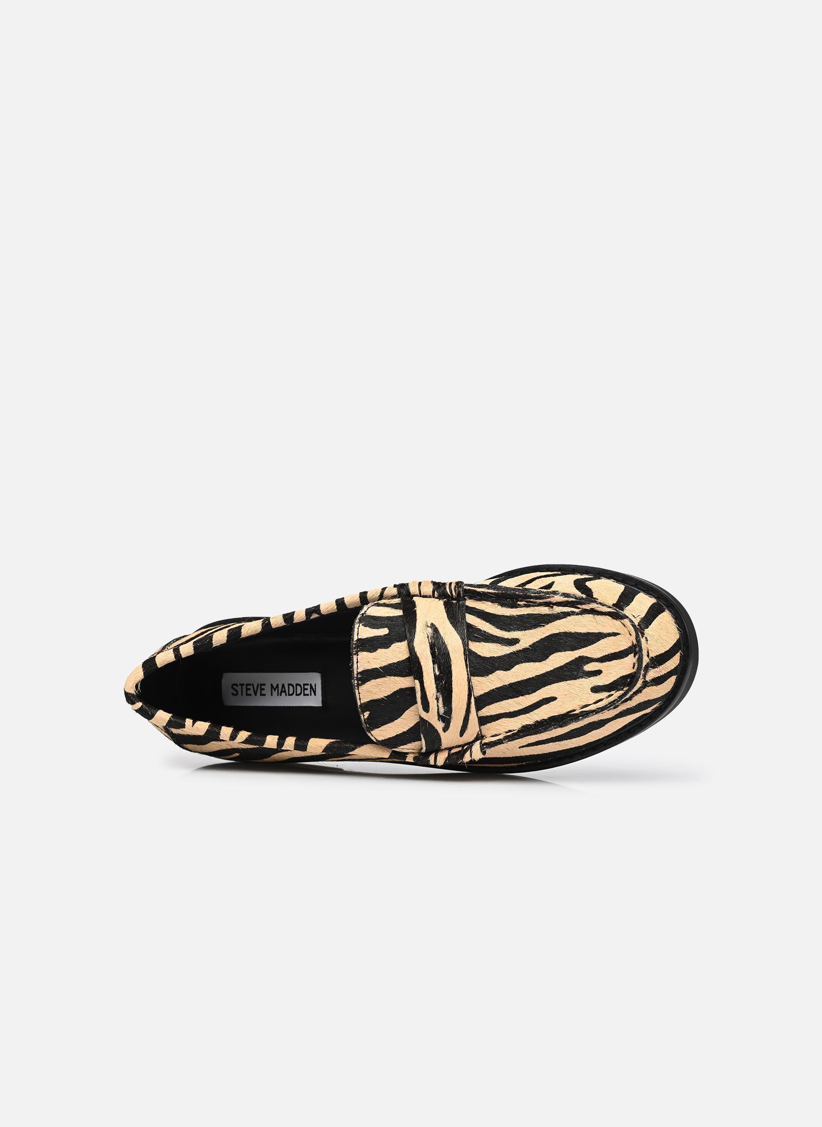 Mocassins Adison-A femme marron Steve Madden Mocassins Adison-A femme marron TAUPE ZEBRA