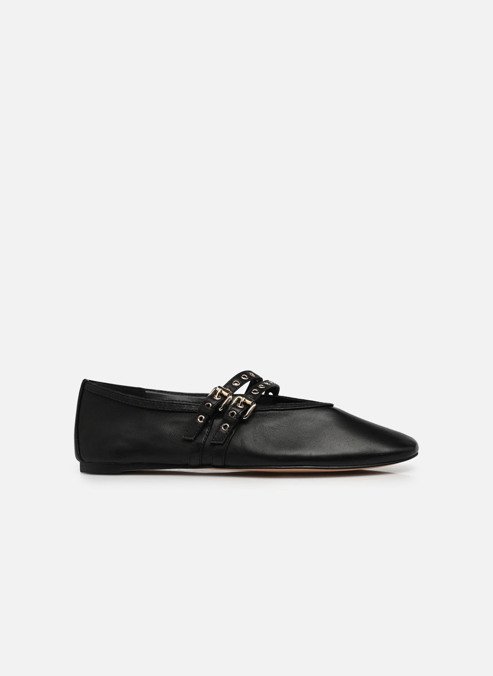 Ballerina's Lydia dames zwart Steve Madden Ballerina's Lydia dames zwart BLACK LEATHER