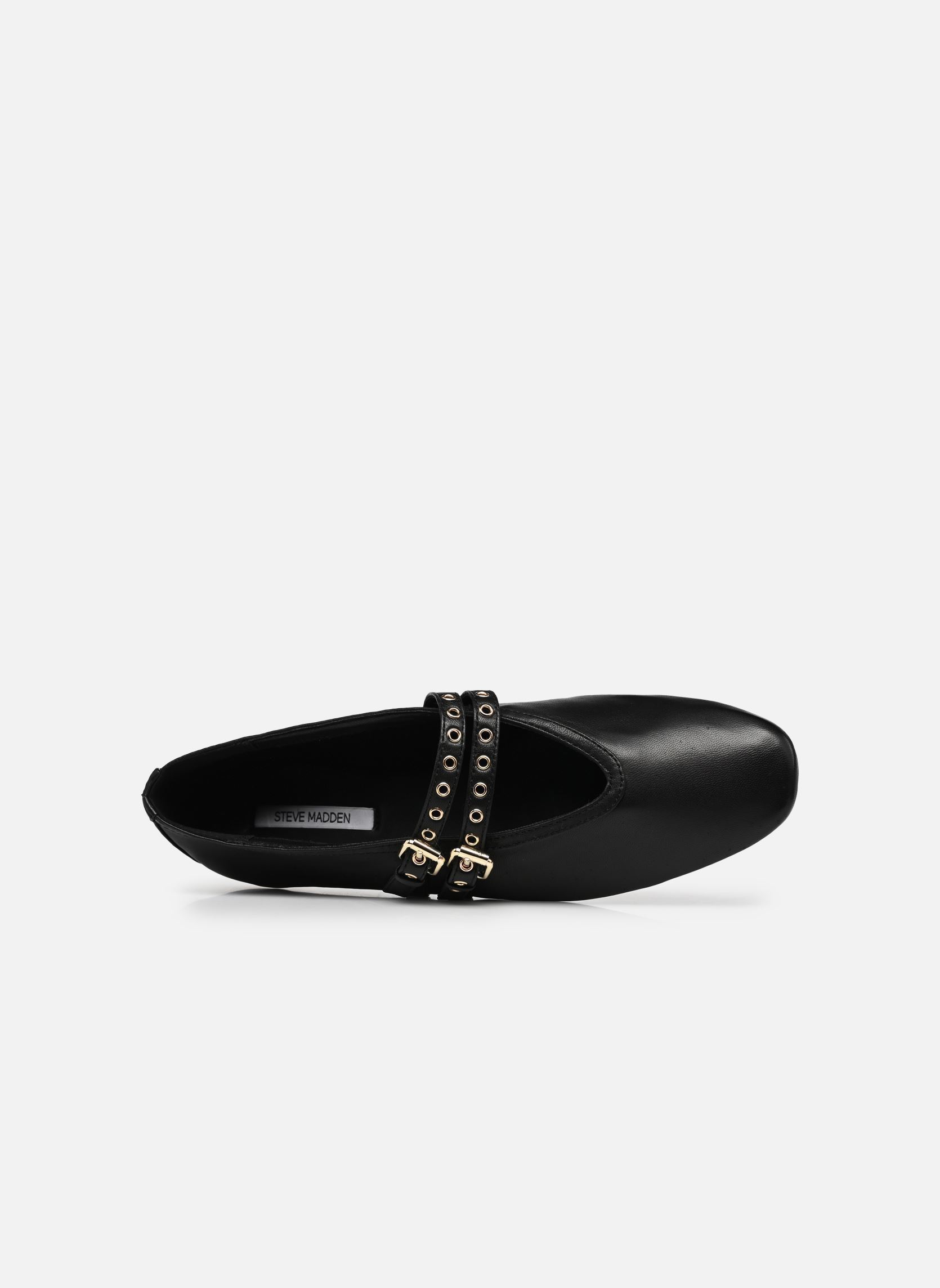 Ballerina's Lydia dames zwart Steve Madden Ballerina's Lydia dames zwart BLACK LEATHER