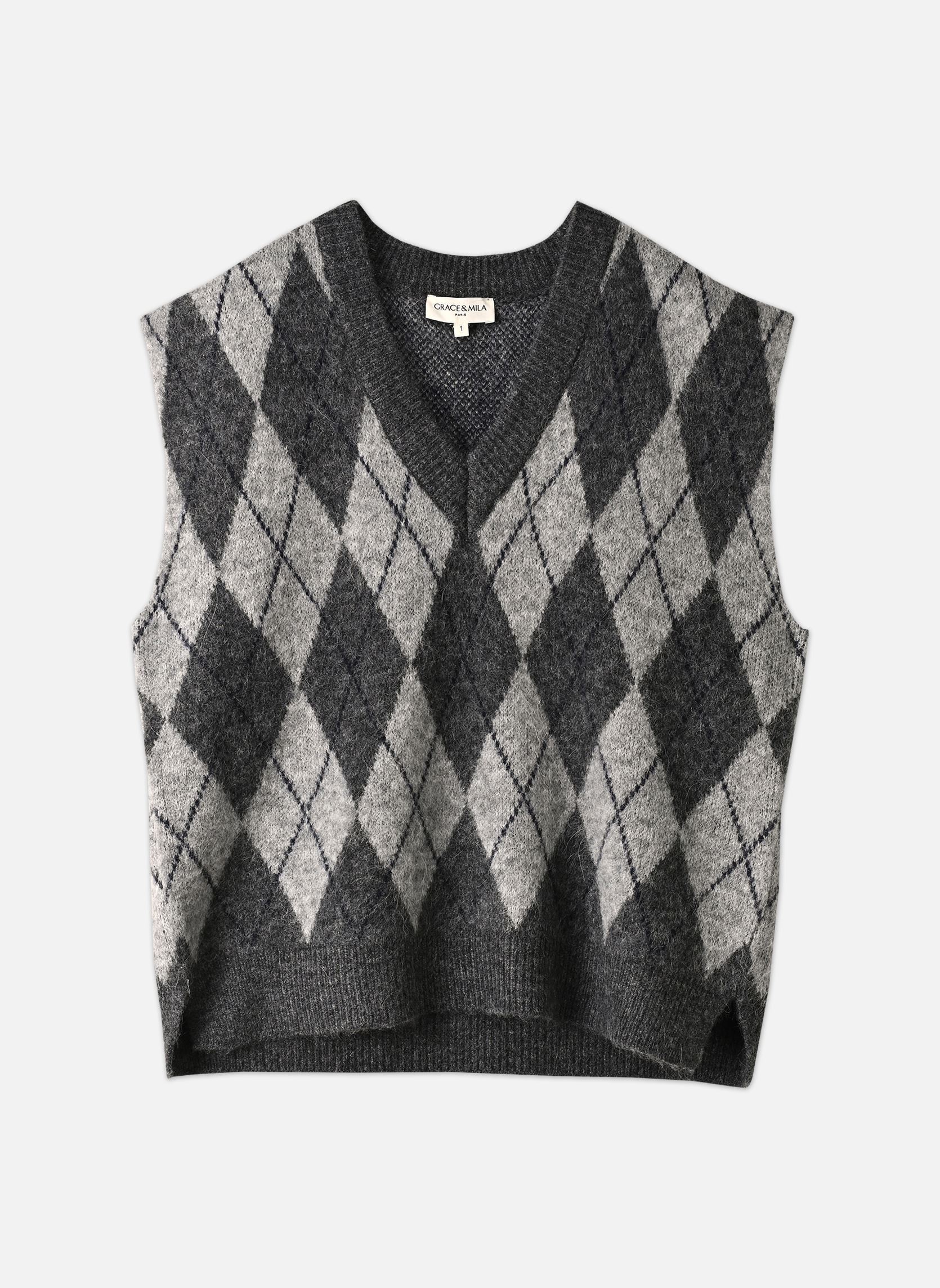 Pulls Arelio femme gris Grace & Mila Pulls Arelio femme gris ANTHRACITE