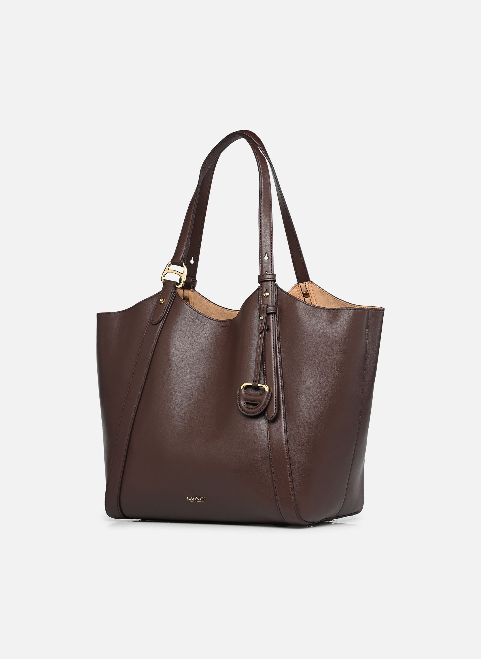 Taschen TASHA LG TT-TOTE-LARGE damen braun Lauren Ralph Lauren Taschen TASHA LG TT-TOTE-LARGE damen braun CHESTNUT BROWN