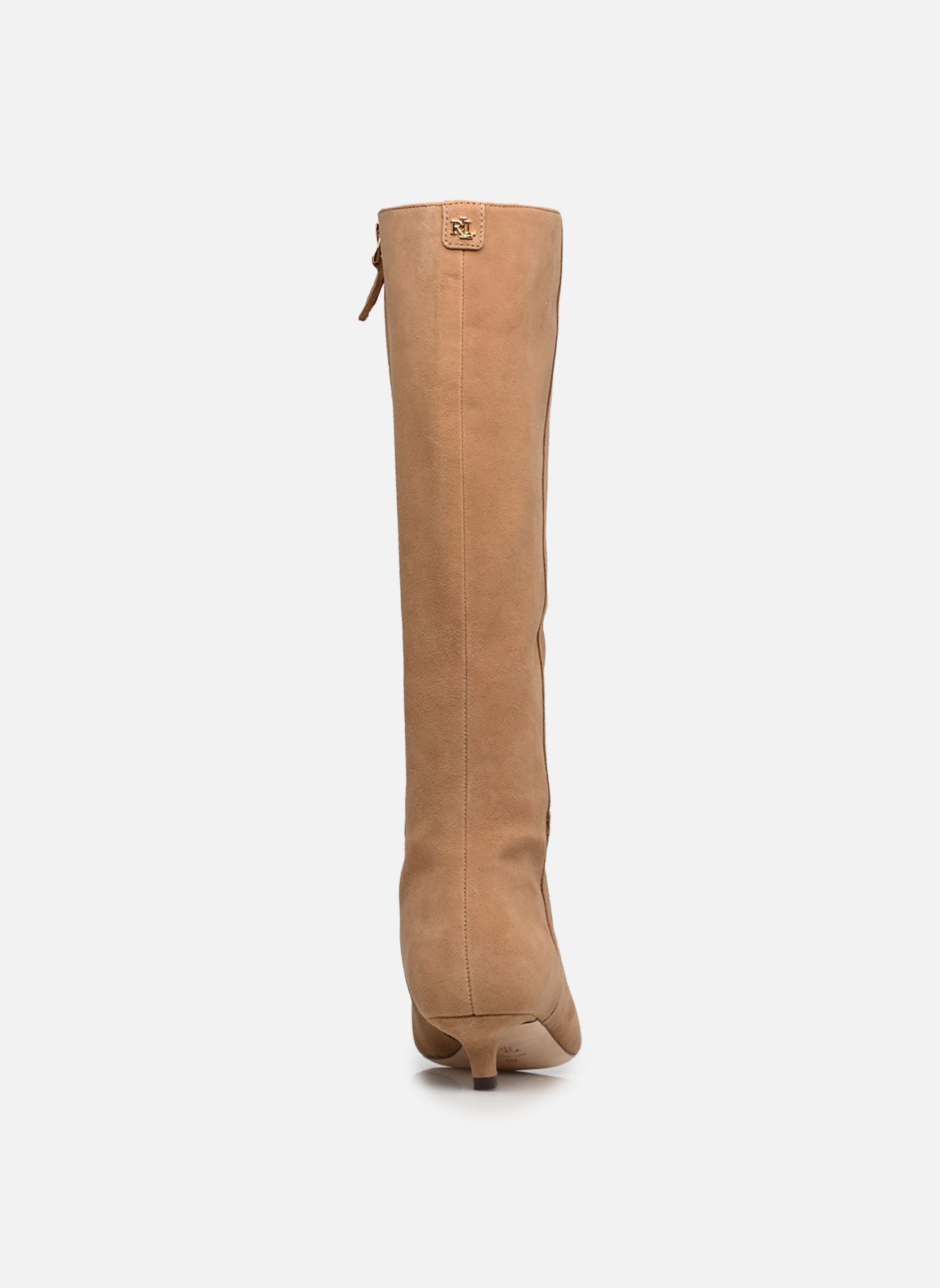 Bottes FRNCSA TL HL-BOOTS-TALL BOOT femme beige Lauren Ralph Lauren Bottes FRNCSA TL HL-BOOTS-TALL BOOT femme beige CAMEL