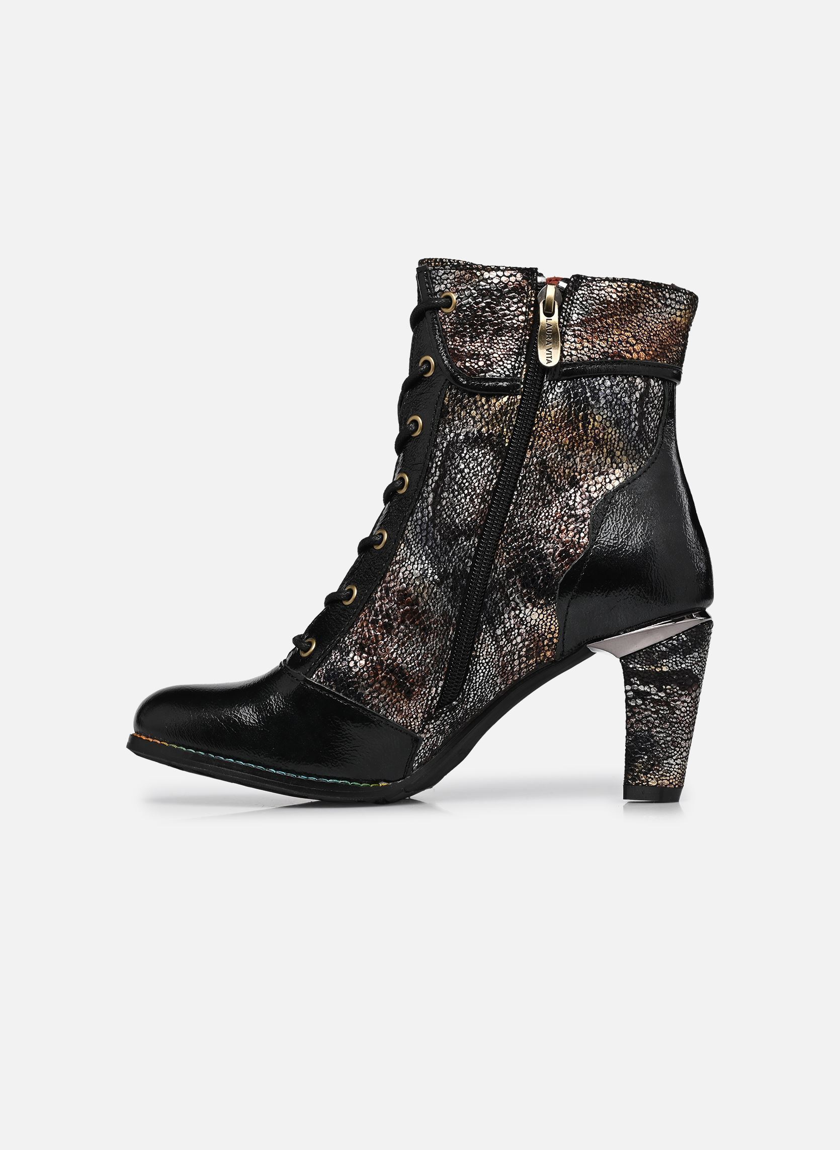 Enkellaarzen en boots ALCBANEO 173 dames zwart Laura Vita Enkellaarzen en boots ALCBANEO 173 dames zwart NOIR