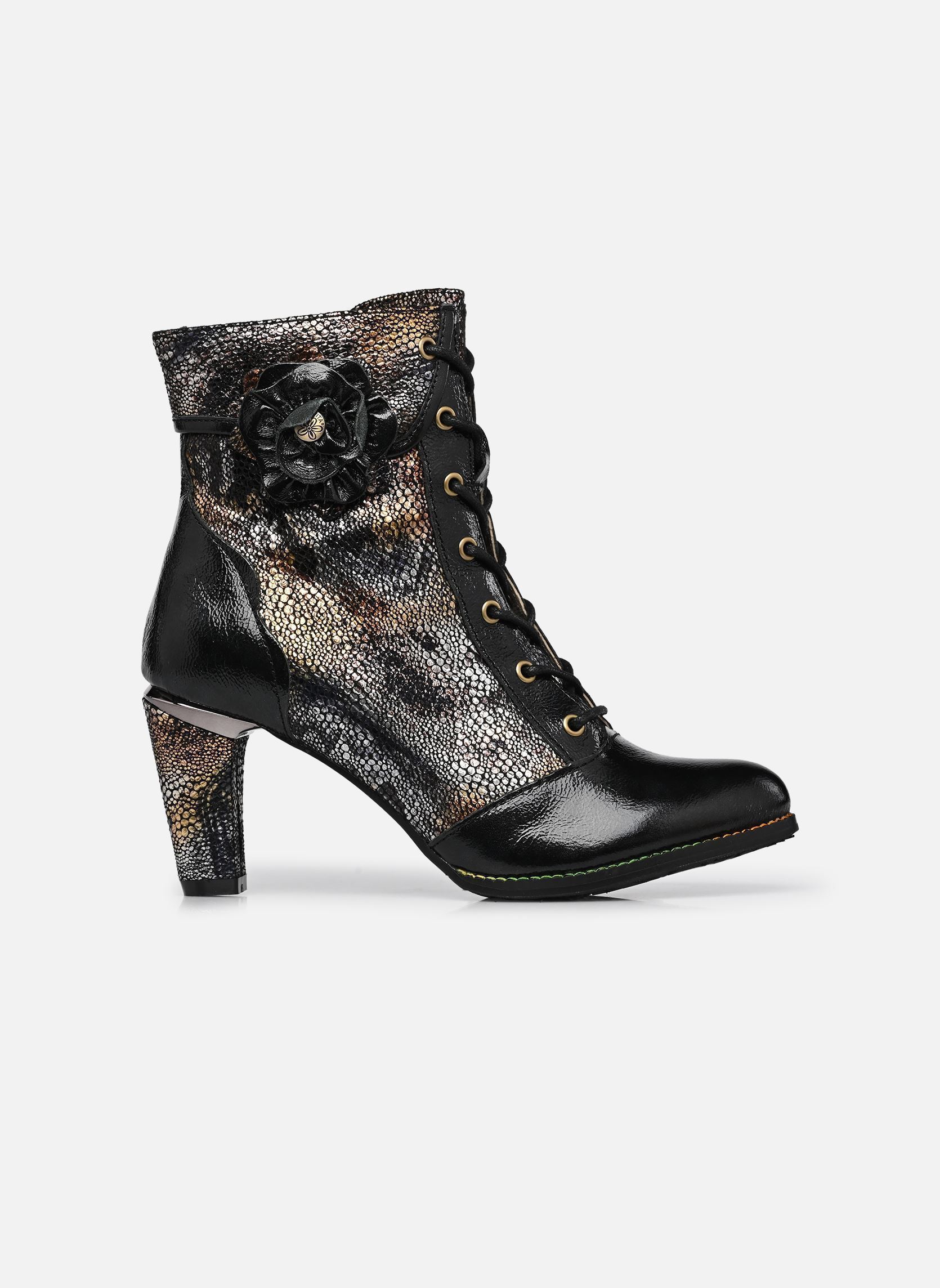 Enkellaarzen en boots ALCBANEO 173 dames zwart Laura Vita Enkellaarzen en boots ALCBANEO 173 dames zwart NOIR