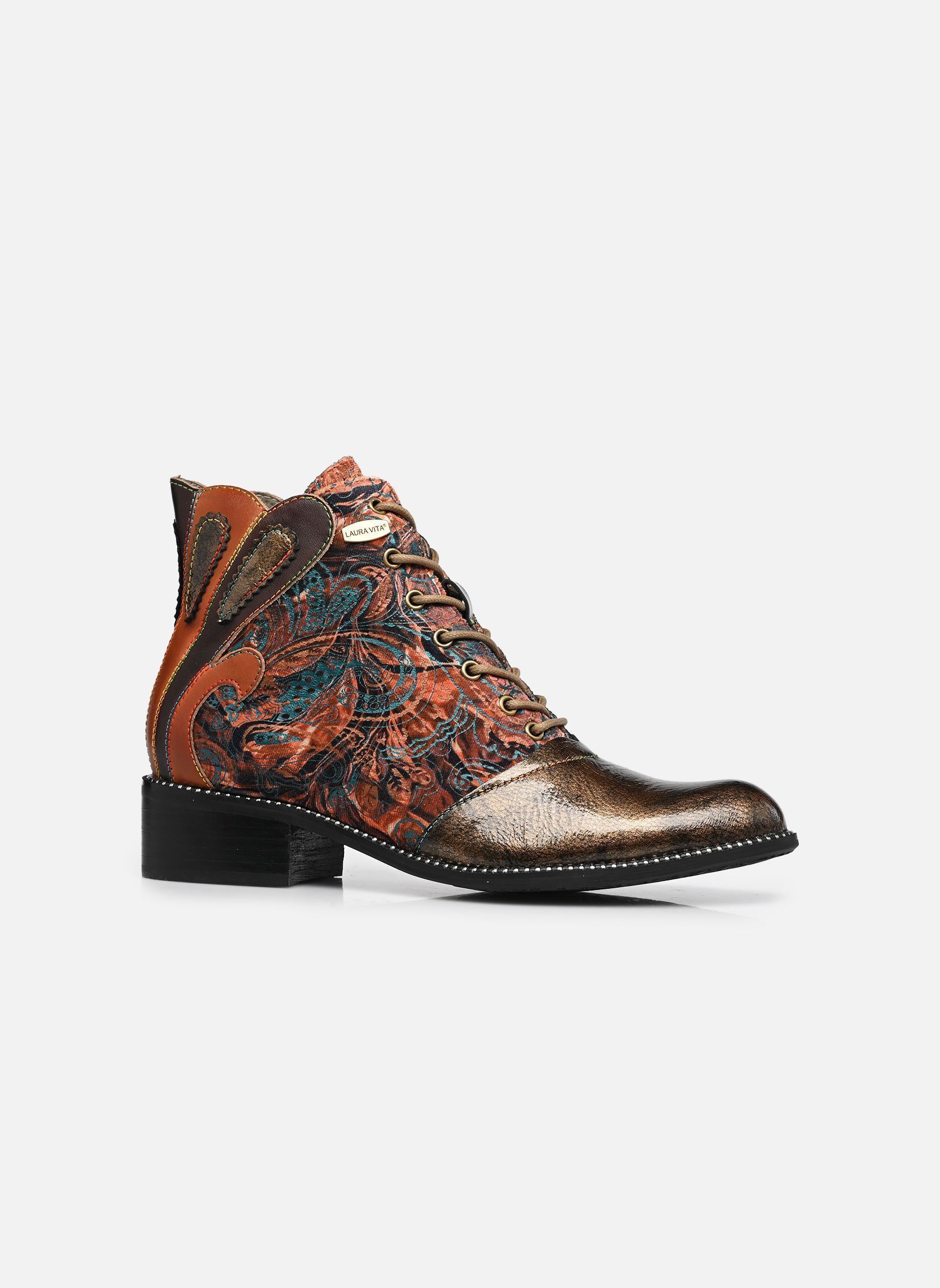 Enkellaarzen en boots ALICE 20 dames bruin Laura Vita Enkellaarzen en boots ALICE 20 dames bruin BRONZE