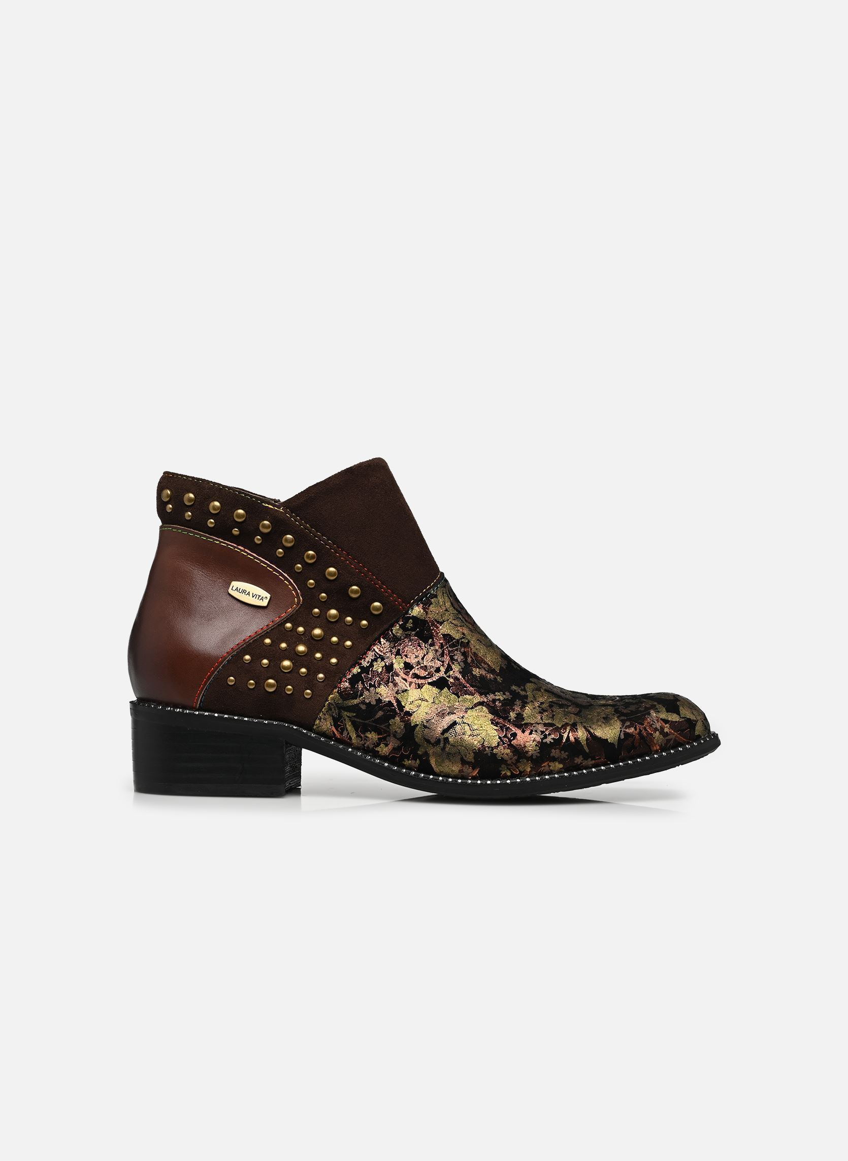 Enkellaarzen en boots ALICE 89 dames goud en brons Laura Vita Enkellaarzen en boots ALICE 89 dames goud en brons BRONZE