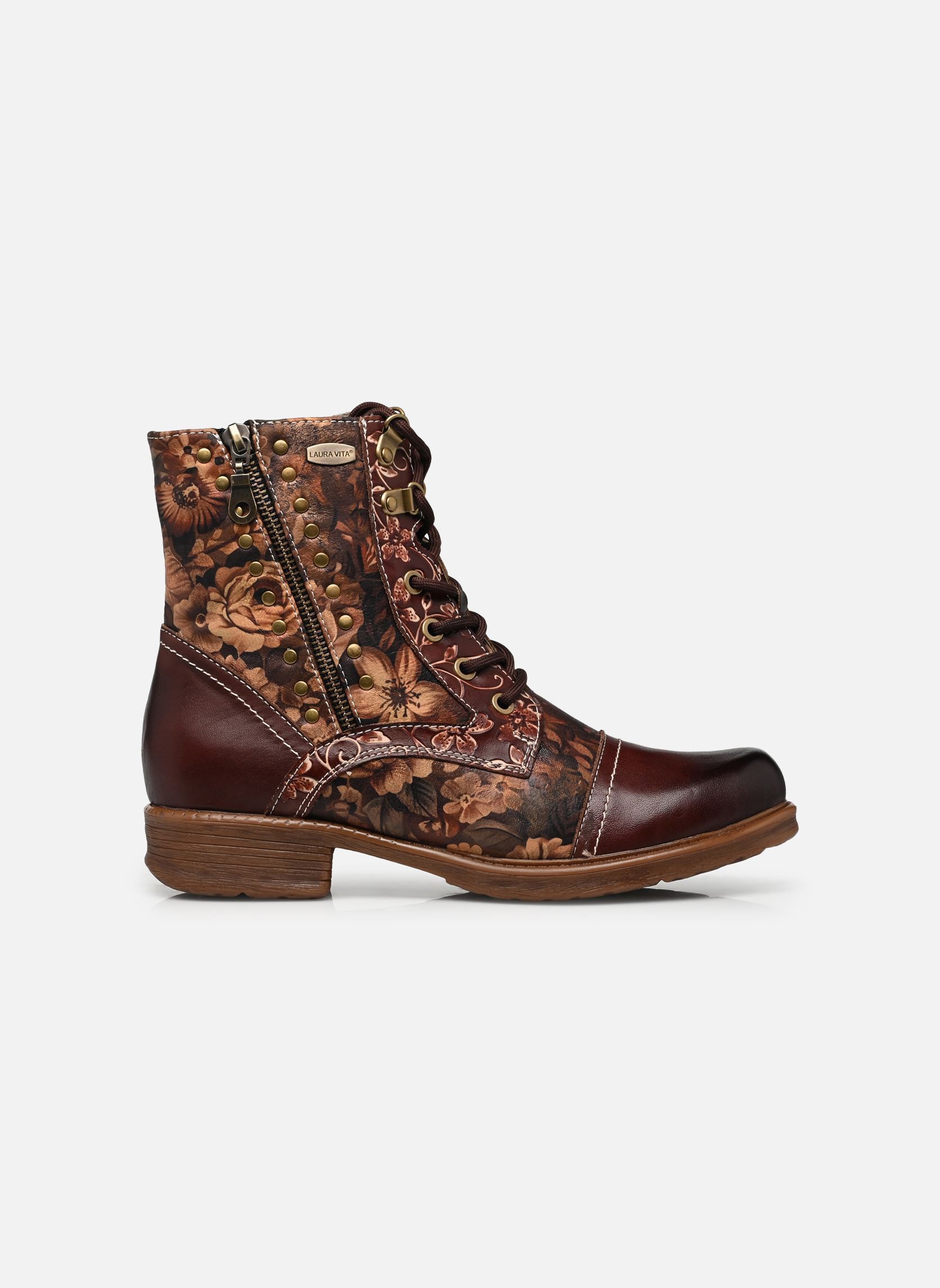 Enkellaarzen en boots ANITAO 10 dames bruin Laura Vita Enkellaarzen en boots ANITAO 10 dames bruin CHOCO