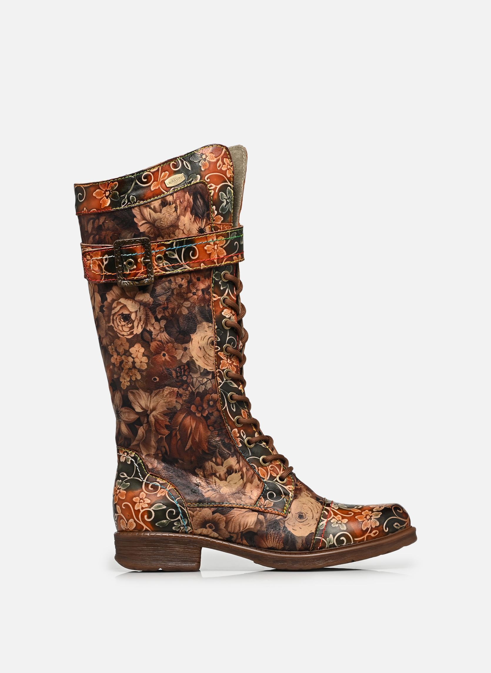 Laarzen ANITAO 21 dames bruin Laura Vita Laarzen ANITAO 21 dames bruin CAMEL