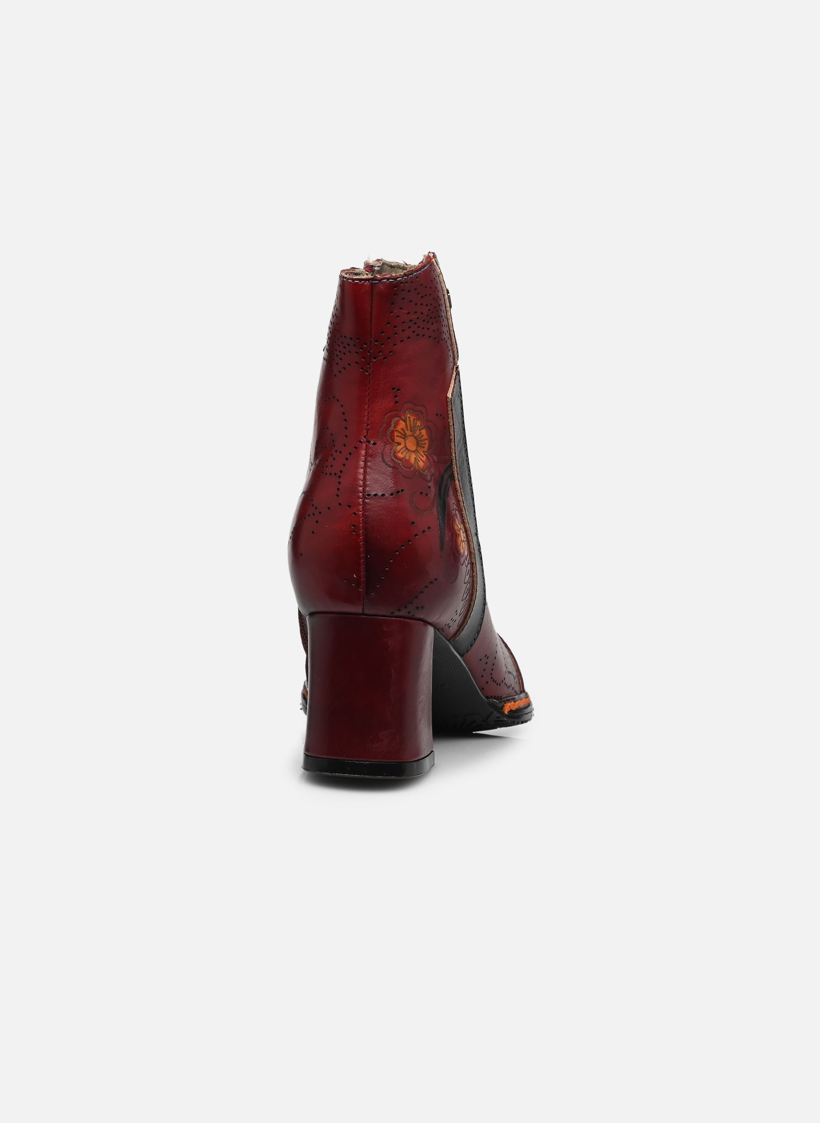 Enkellaarzen en boots CARLA 12 dames rood Laura Vita Enkellaarzen en boots CARLA 12 dames rood WINE