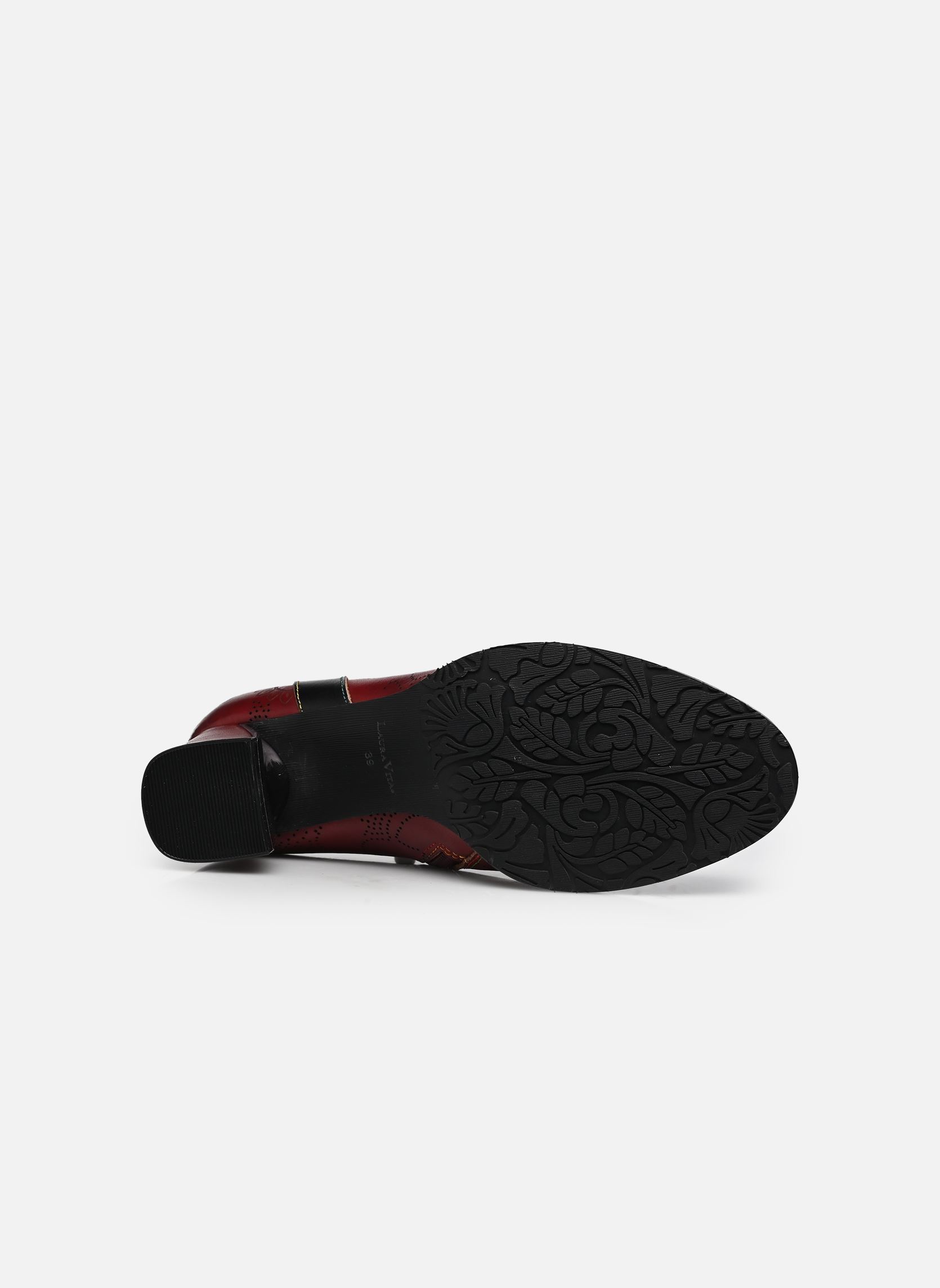 Enkellaarzen en boots CARLA 12 dames rood Laura Vita Enkellaarzen en boots CARLA 12 dames rood WINE