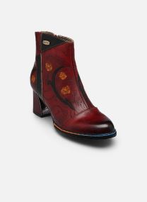 Enkellaarzen en boots CARLA 12 dames rood Laura Vita Enkellaarzen en boots CARLA 12 dames rood WINE