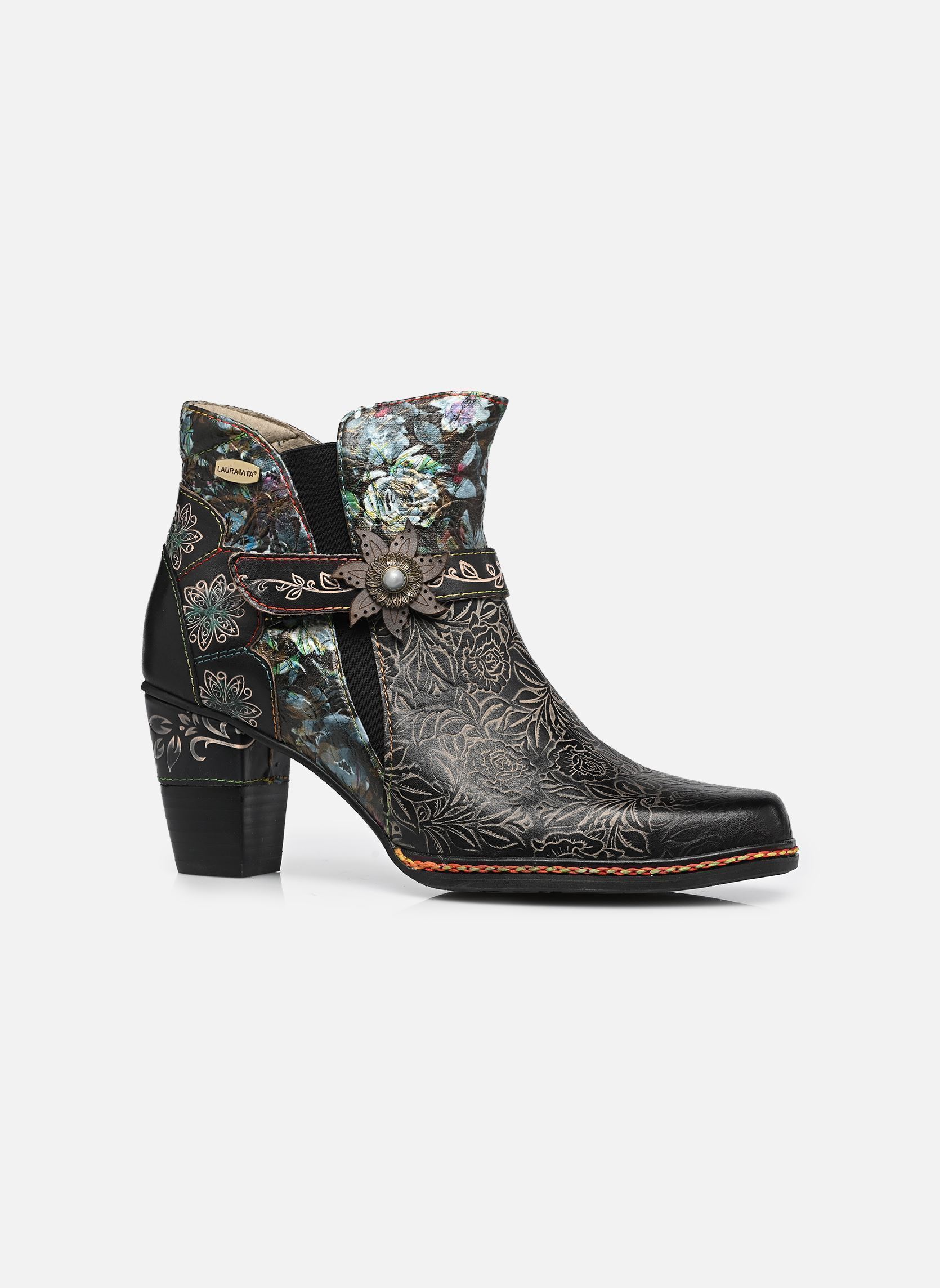 Enkellaarzen en boots CENDRILLON 12 dames zwart Laura Vita Enkellaarzen en boots CENDRILLON 12 dames zwart NOIR