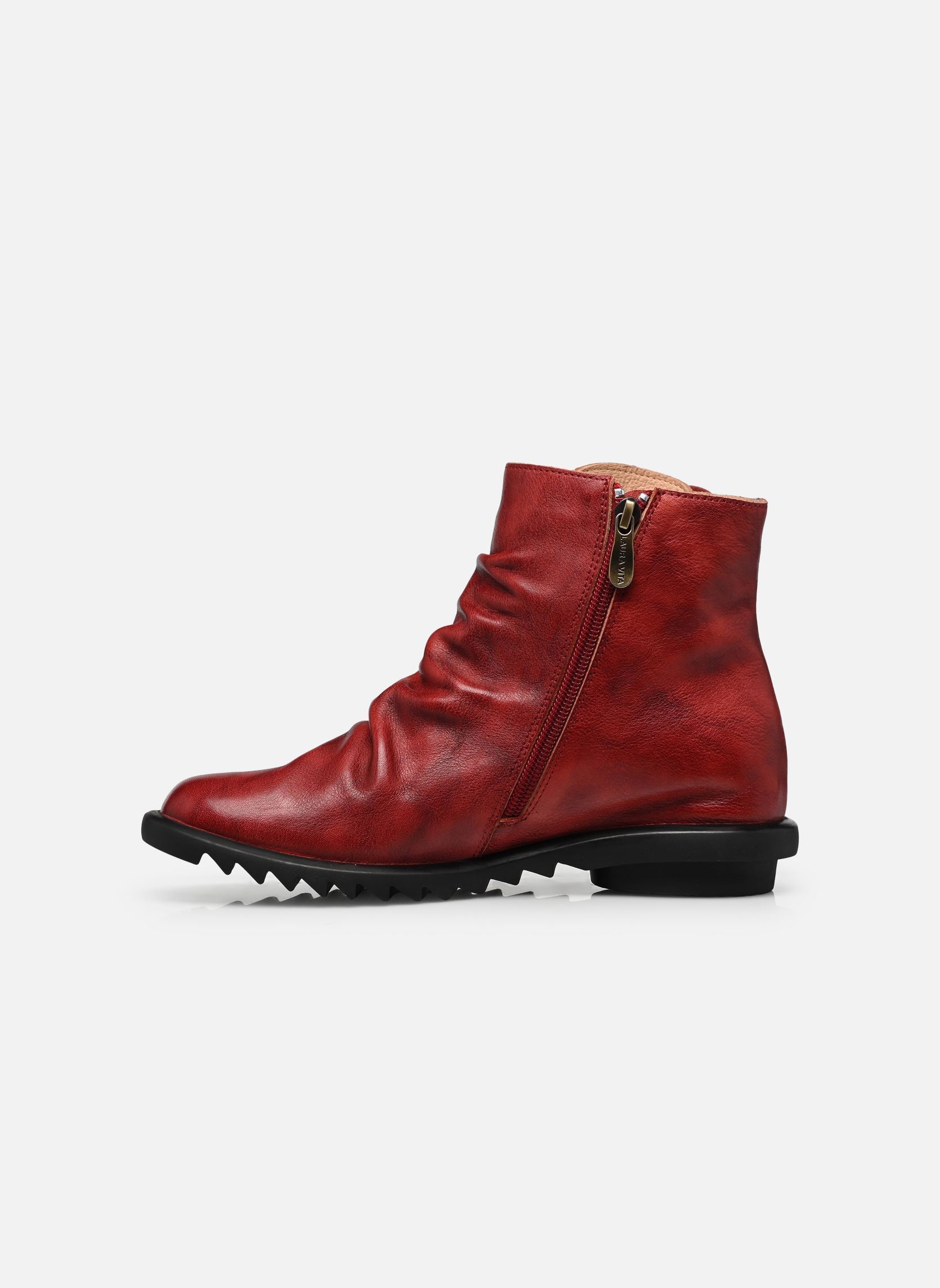 Enkellaarzen en boots CYRIELLE 33 dames rood Laura Vita Enkellaarzen en boots CYRIELLE 33 dames rood WINE
