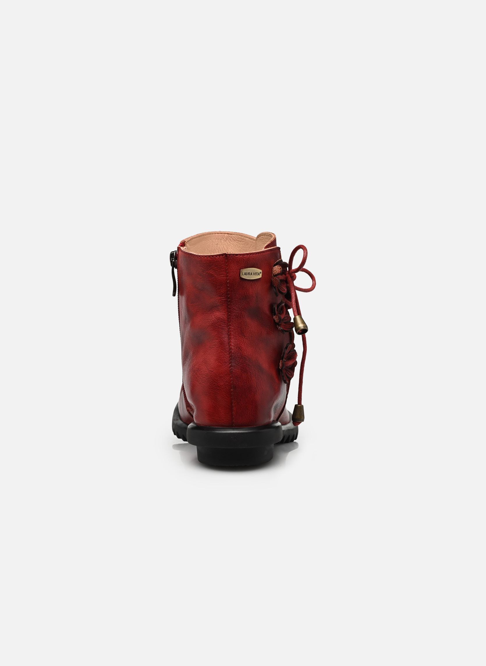 Enkellaarzen en boots CYRIELLE 33 dames rood Laura Vita Enkellaarzen en boots CYRIELLE 33 dames rood WINE