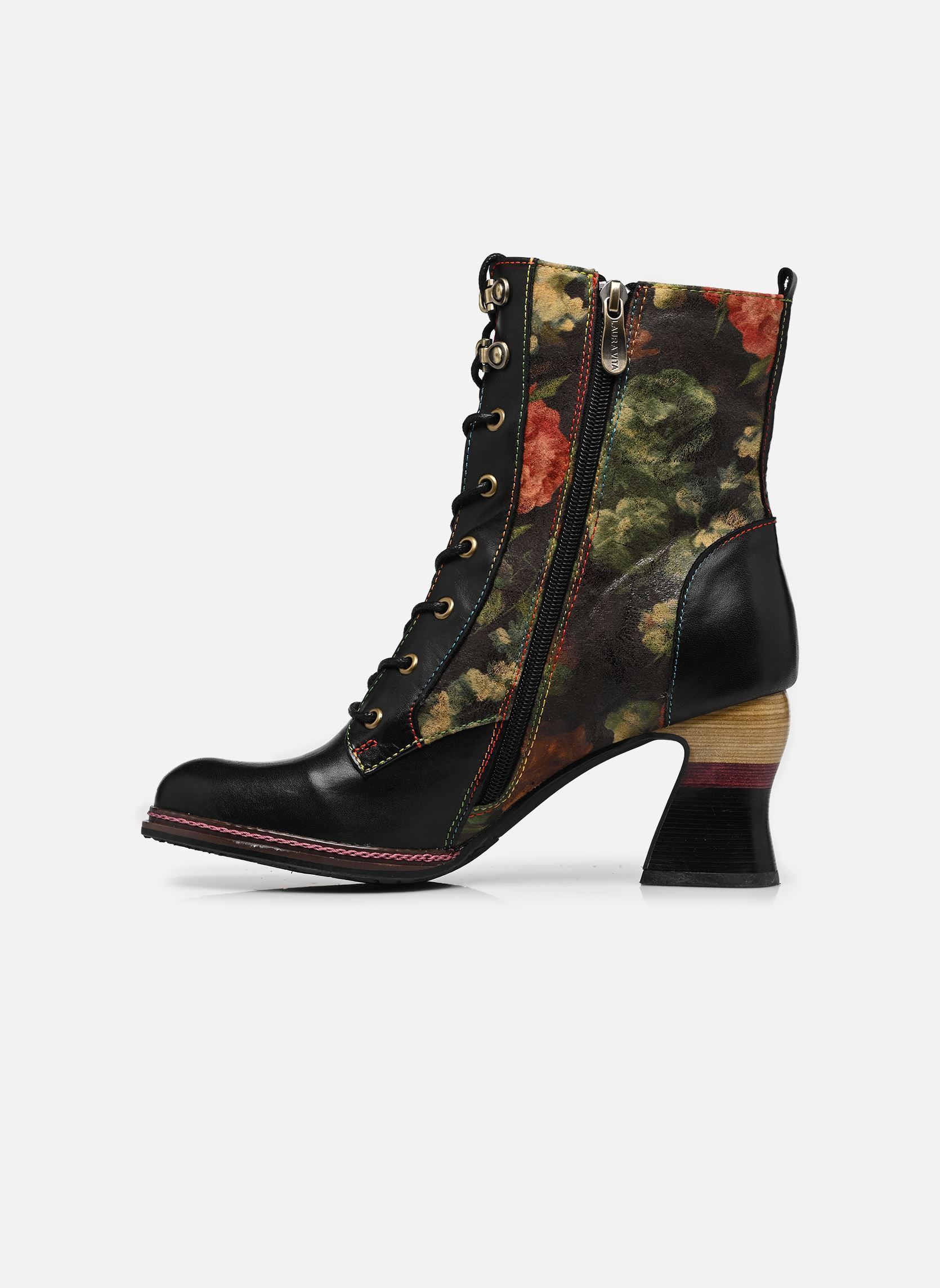 Enkellaarzen en boots ELEAO 56 dames zwart Laura Vita Enkellaarzen en boots ELEAO 56 dames zwart NOIR