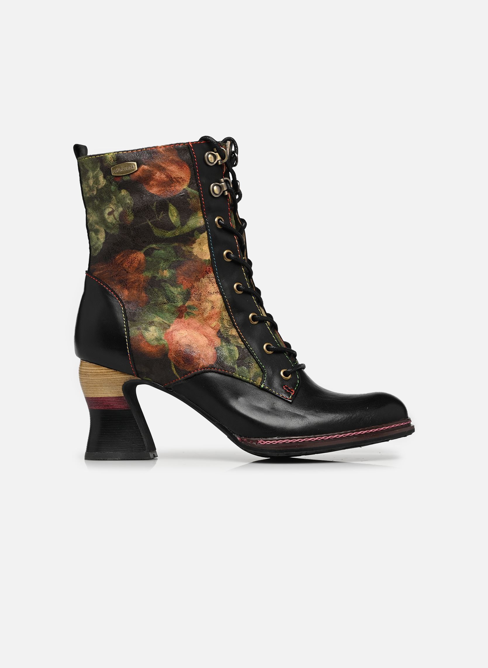 Enkellaarzen en boots ELEAO 56 dames zwart Laura Vita Enkellaarzen en boots ELEAO 56 dames zwart NOIR