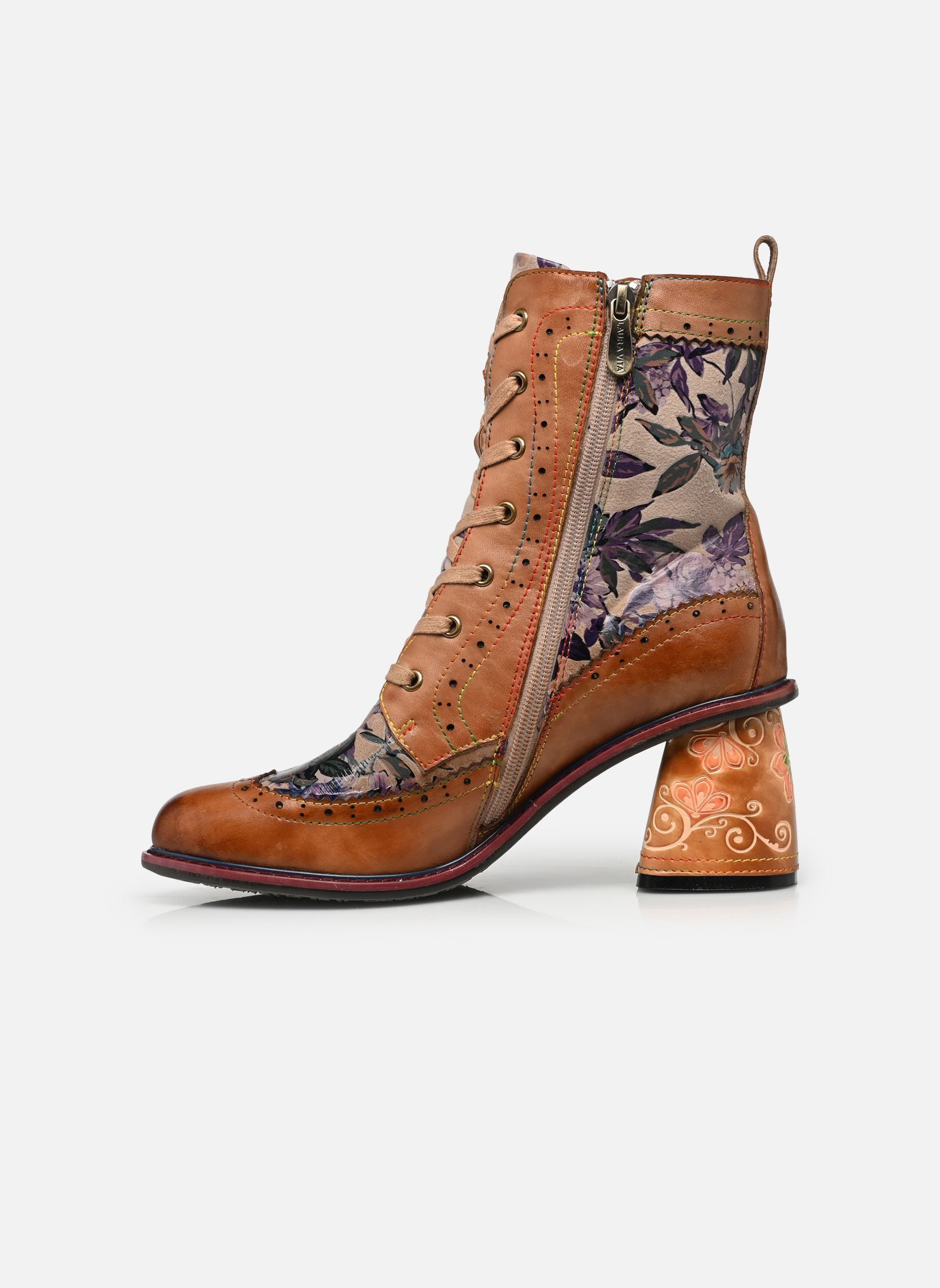 Enkellaarzen en boots EVCAO 81 dames bruin Laura Vita Enkellaarzen en boots EVCAO 81 dames bruin BEIGE