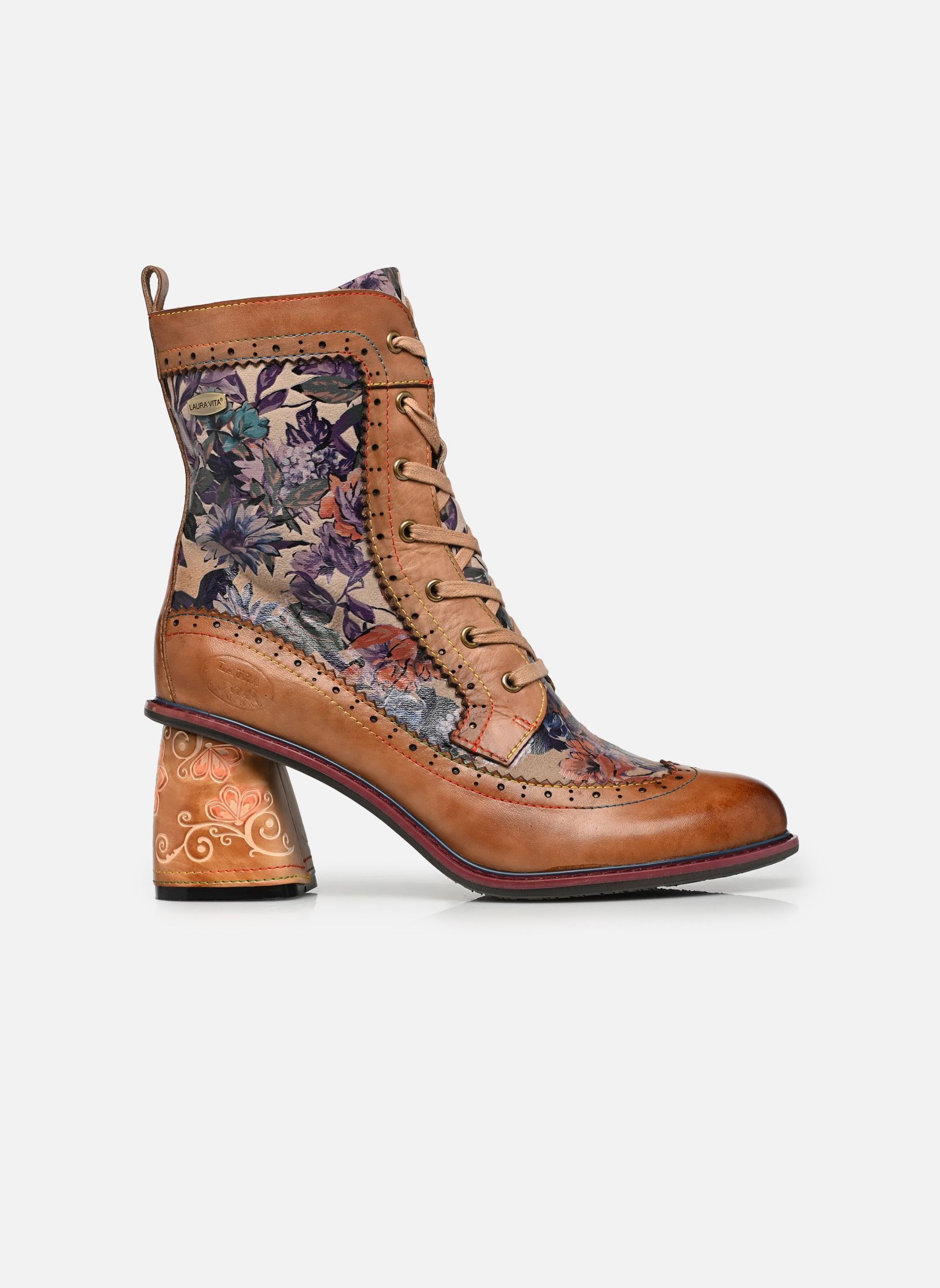 Enkellaarzen en boots EVCAO 81 dames bruin Laura Vita Enkellaarzen en boots EVCAO 81 dames bruin BEIGE