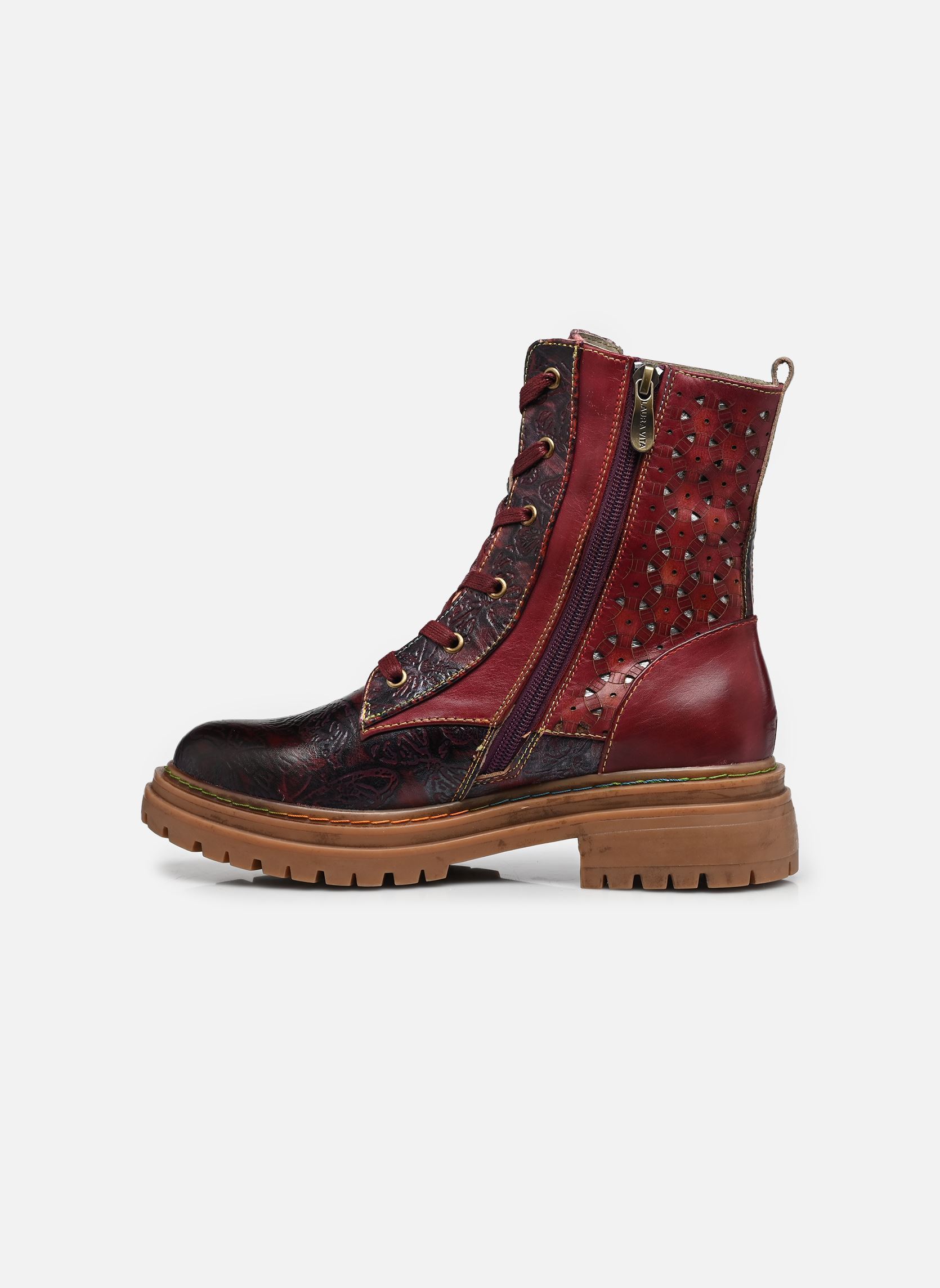 Bottines et boots KANDYO 23 femme rouge Laura Vita Bottines et boots KANDYO 23 femme rouge WINE