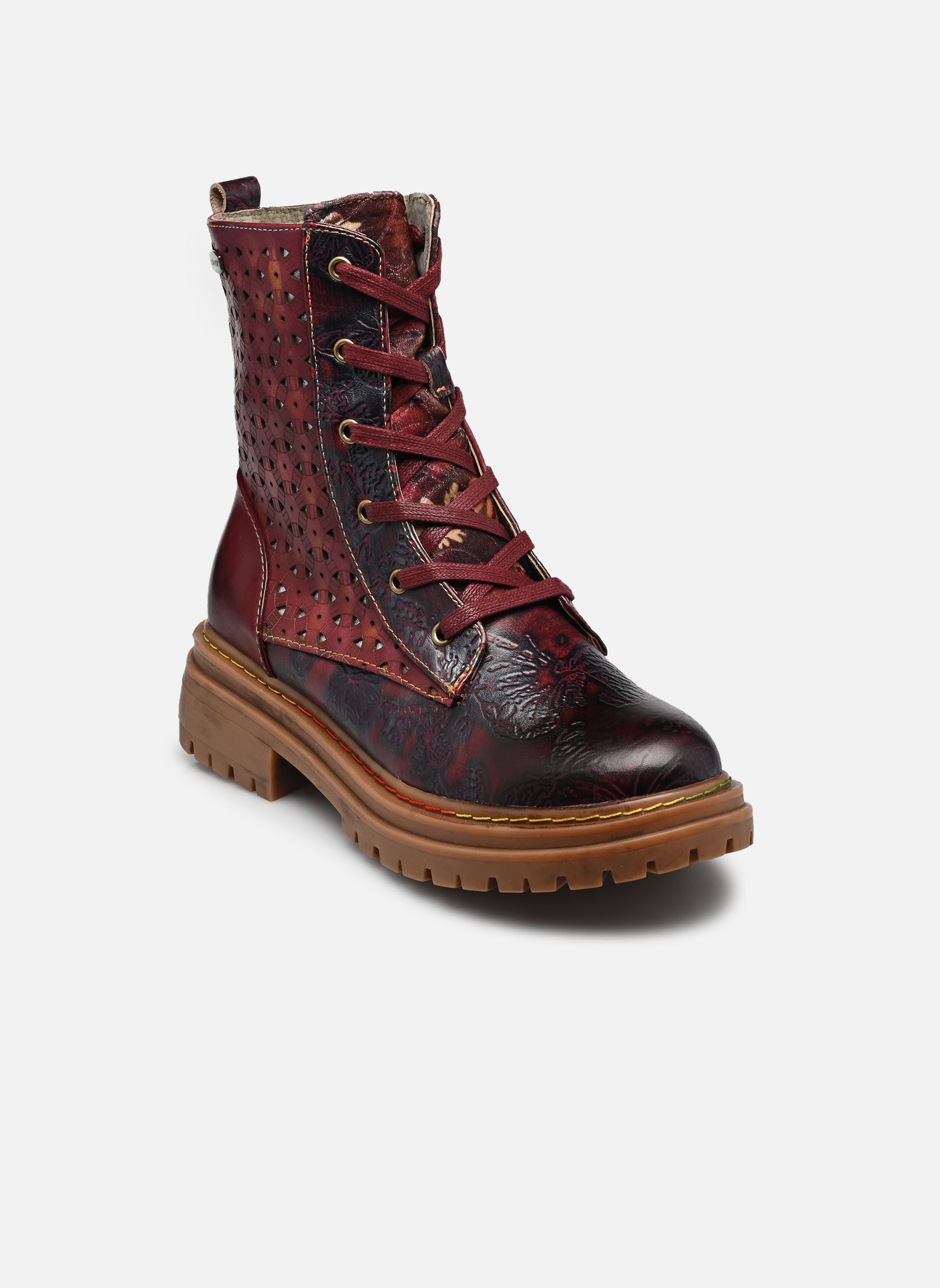 Bottines et boots KANDYO 23 femme rouge Laura Vita Bottines et boots KANDYO 23 femme rouge WINE